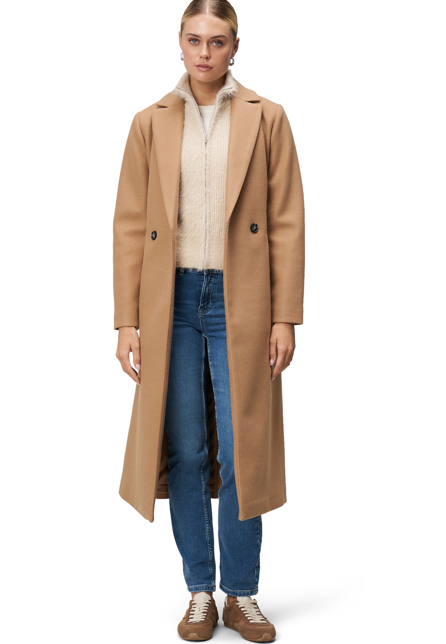 Zero Strickjacke »Strickweste mit Reißverschluss«