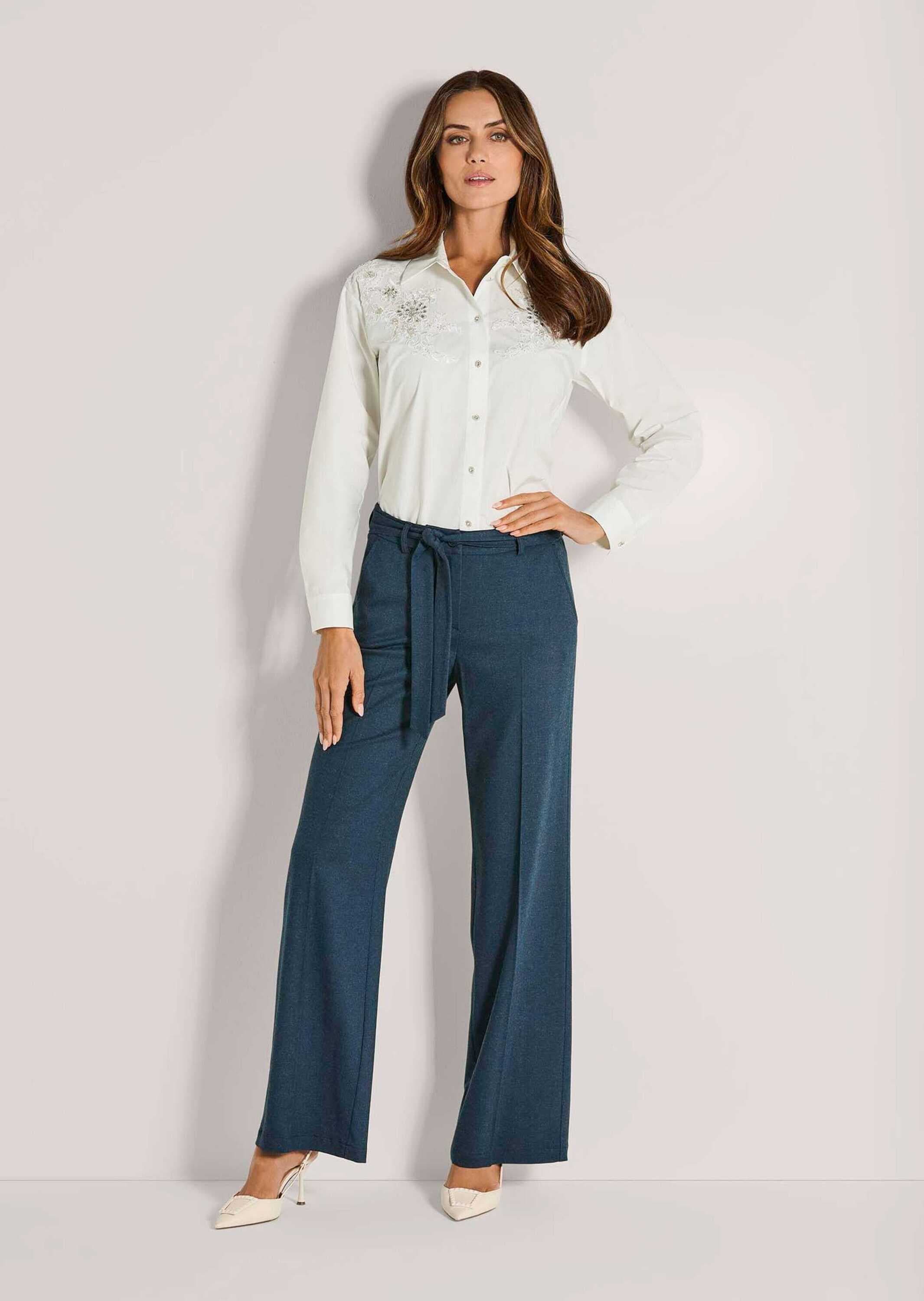 MADELEINE Stoffhose »Hose Weite Palazzohose mit Bindeband«  Hose mit Bindeband