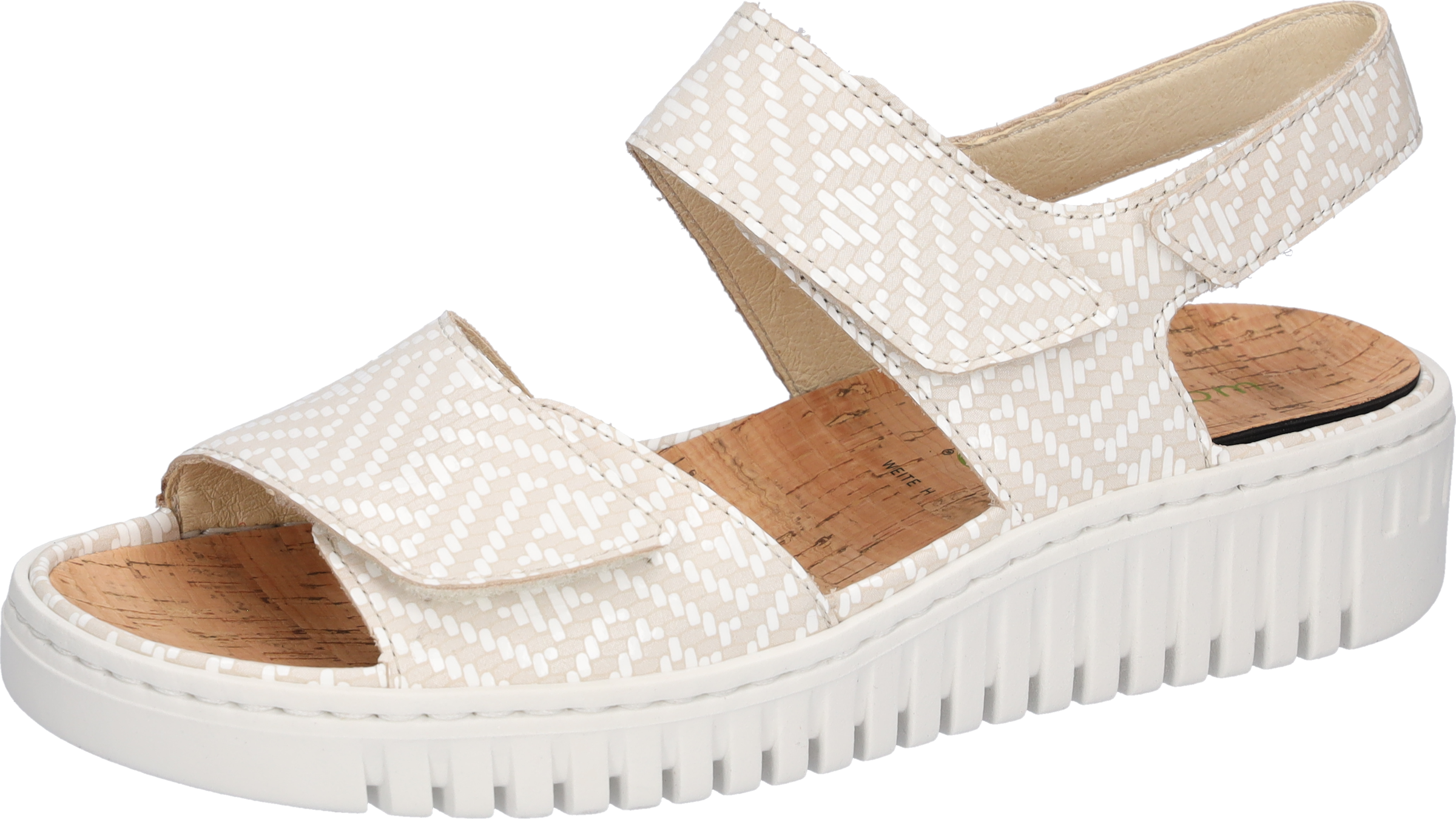Waldläufer Keilsandalette »H-Willow«  Sommerschuh, Sandale, Klettschuh mit Kork-Fußbett, Weite H