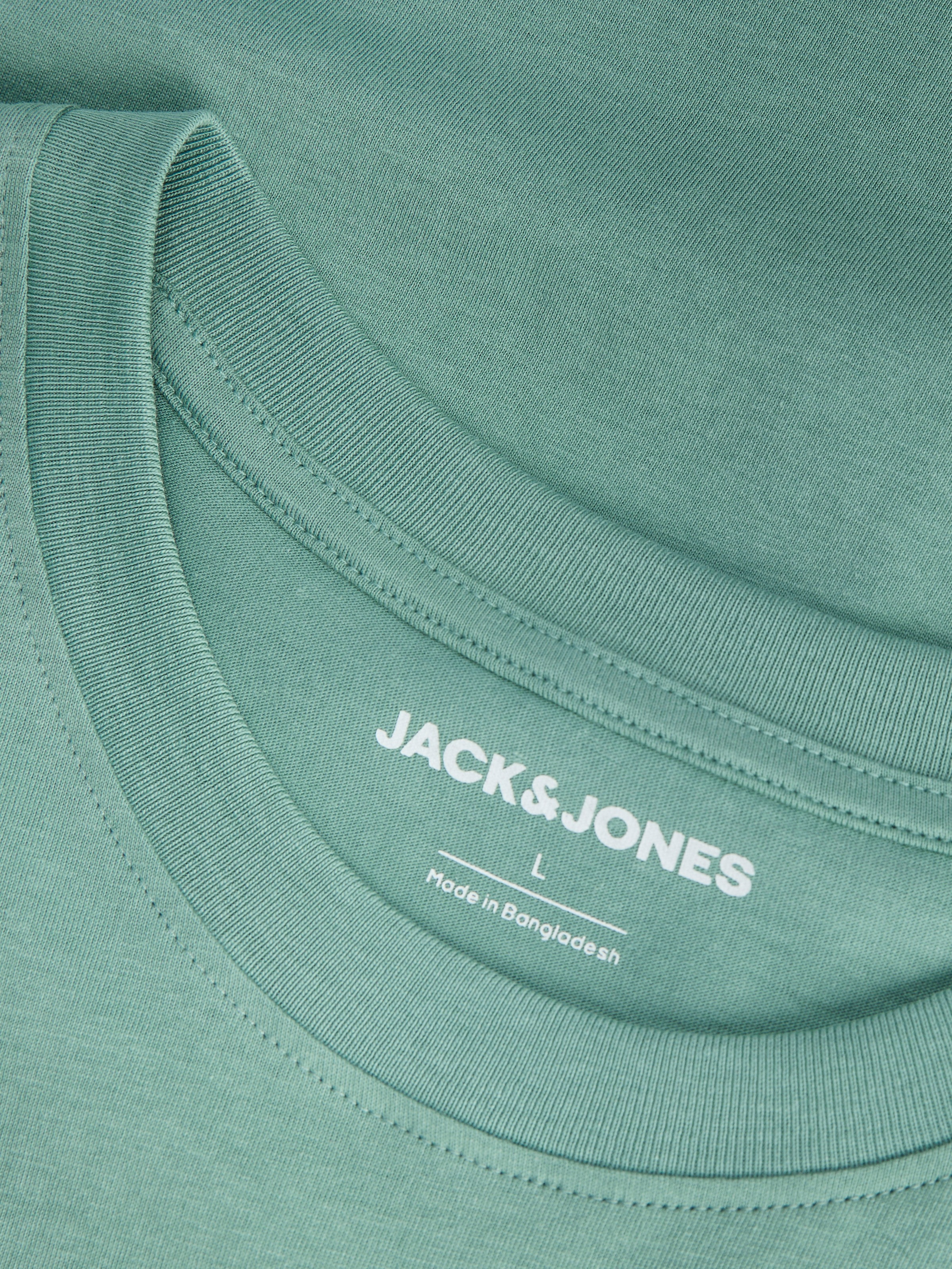 Jack & Jones Rundhalsshirt »JJHONOLULU SHAPE TEE SS CREW NECK« Baumwolle, regular fit