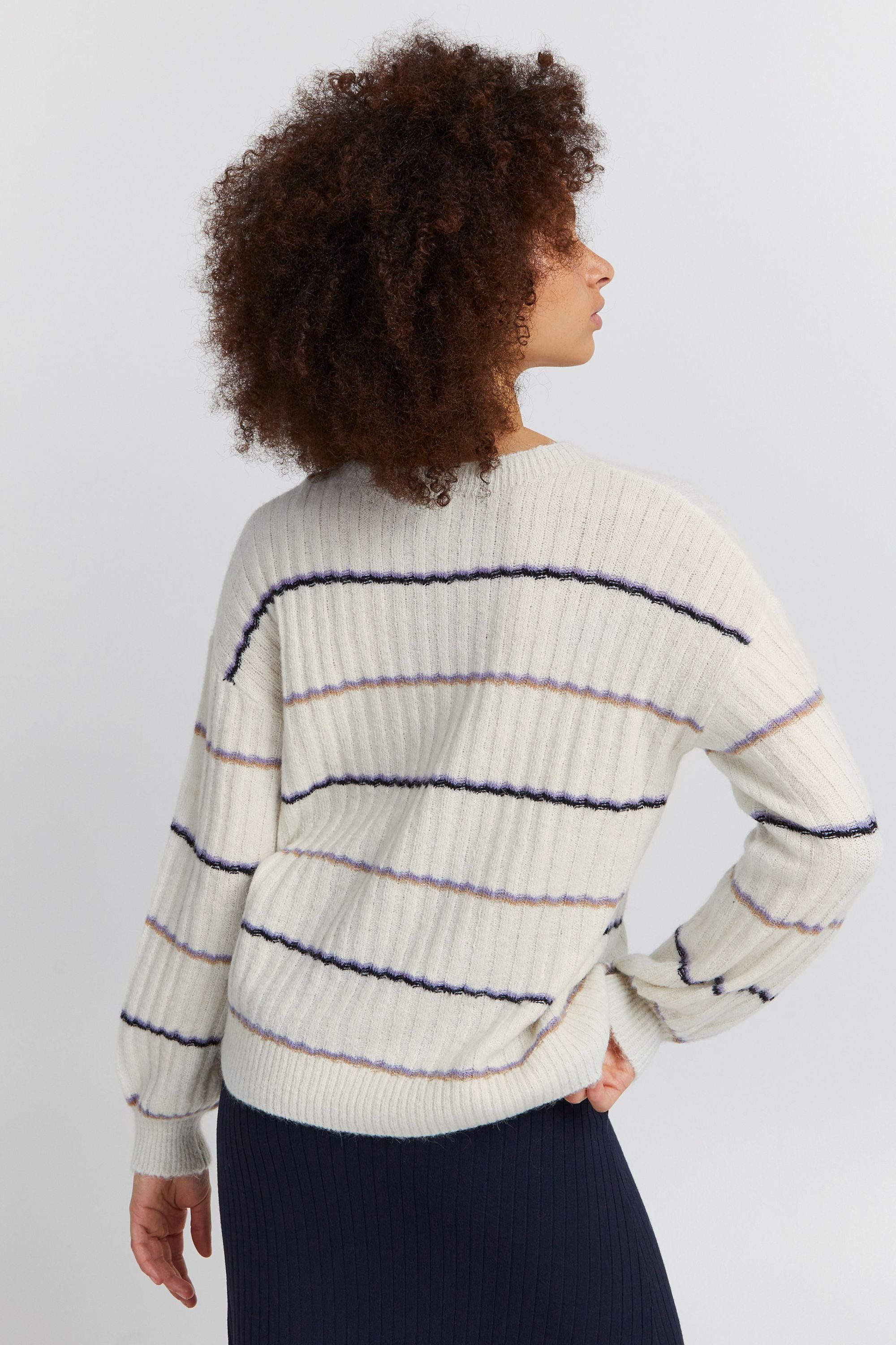 Ichi Strickfleece-Pullover »Strickpullover IHKamara«