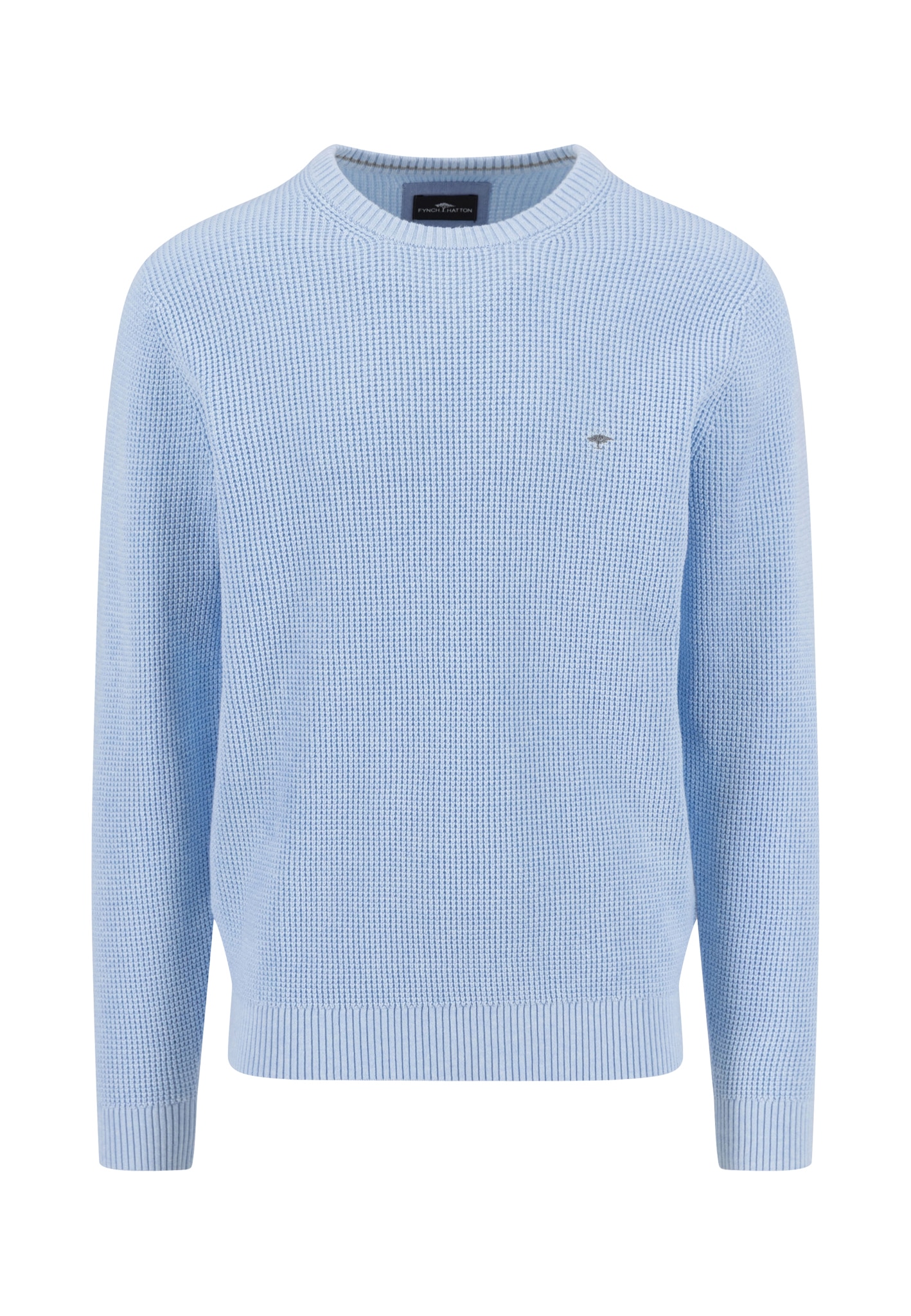 FYNCH-HATTON Strickpullover mit Logo-Stickerei