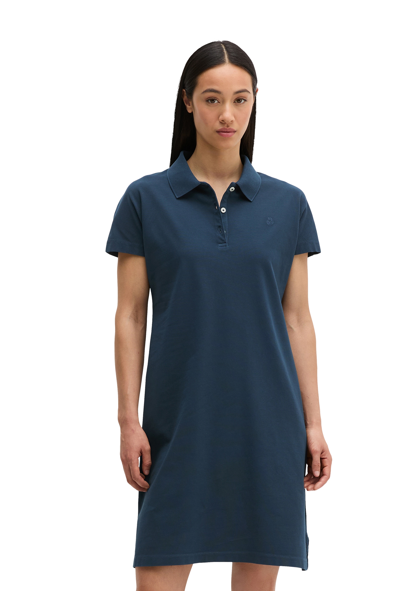 Marc O'Polo Polokleid Ohne Taschen regular aus Piqué-Jersey