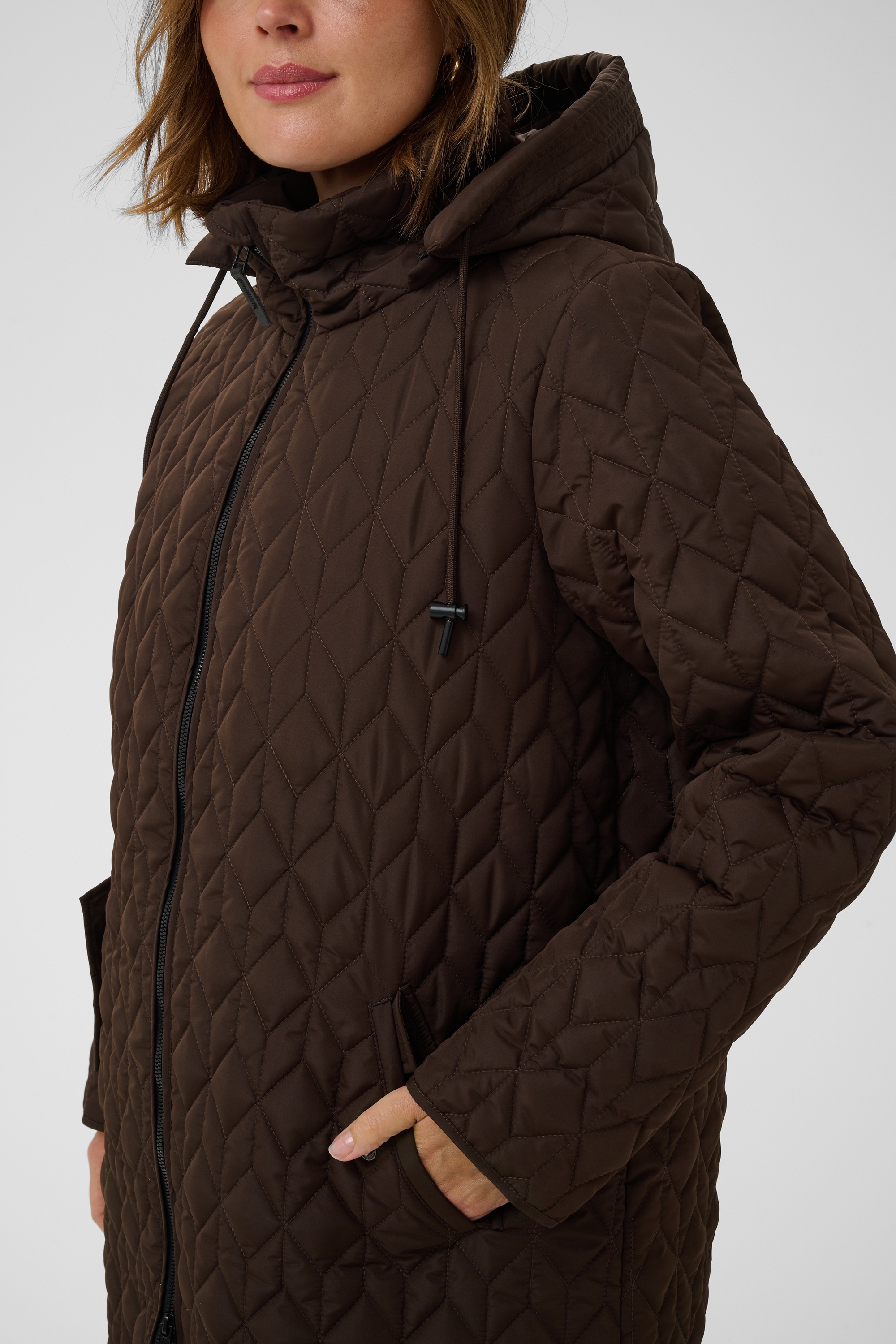 KAFFE Curve Wintermantel »Damen Jacke KCleina«