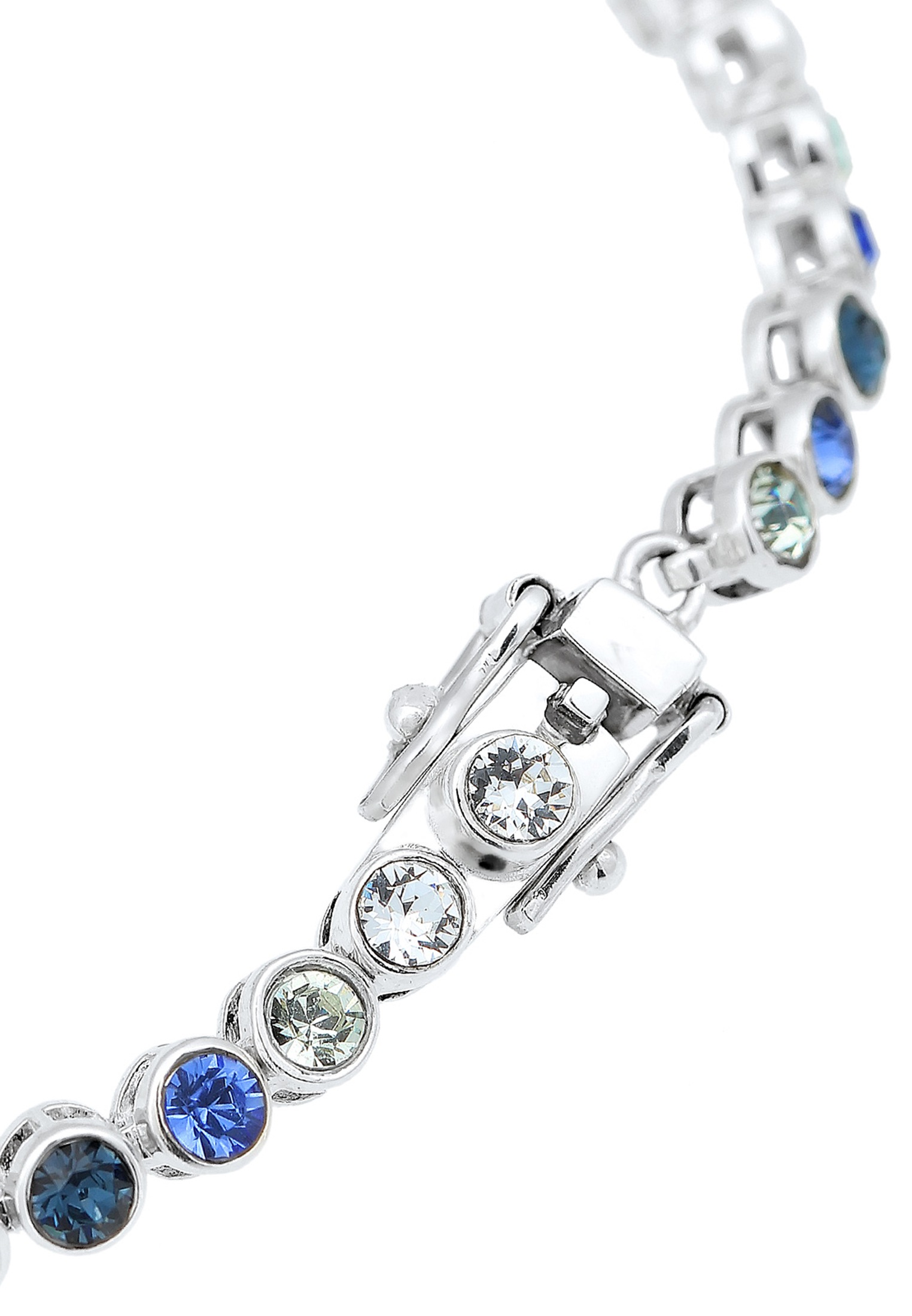 Elli Armkette »Armband Multi-Color Kristalle 925 Silber«