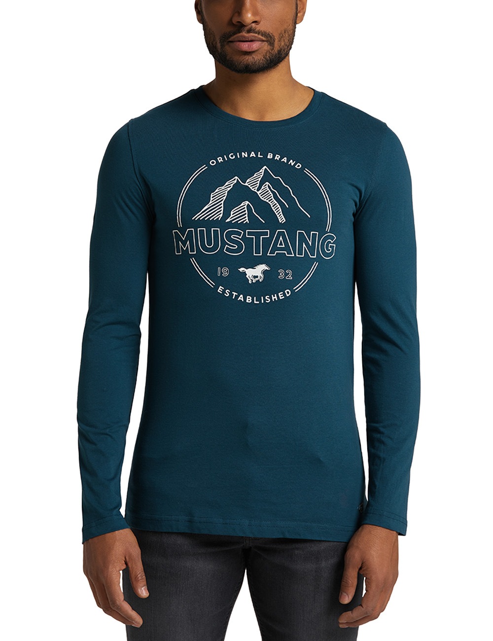 MUSTANG Langarmshirt »Anton C Print«