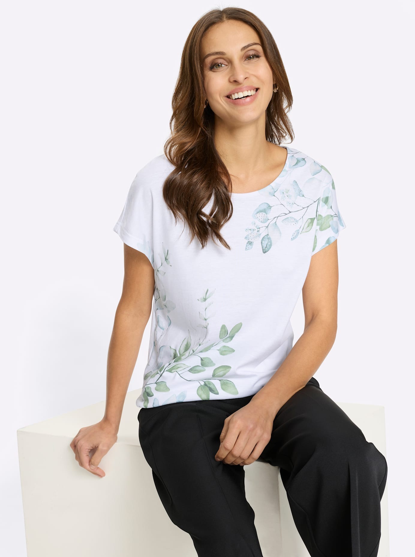 Lady Print-Shirt »Rundhals-Shirt«, 1 tlg.
