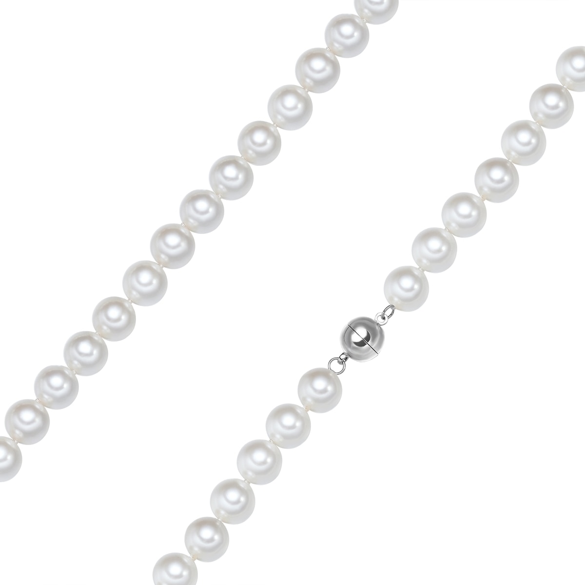 Yokoamii Perlenkette »Y503« Muschelkernperle