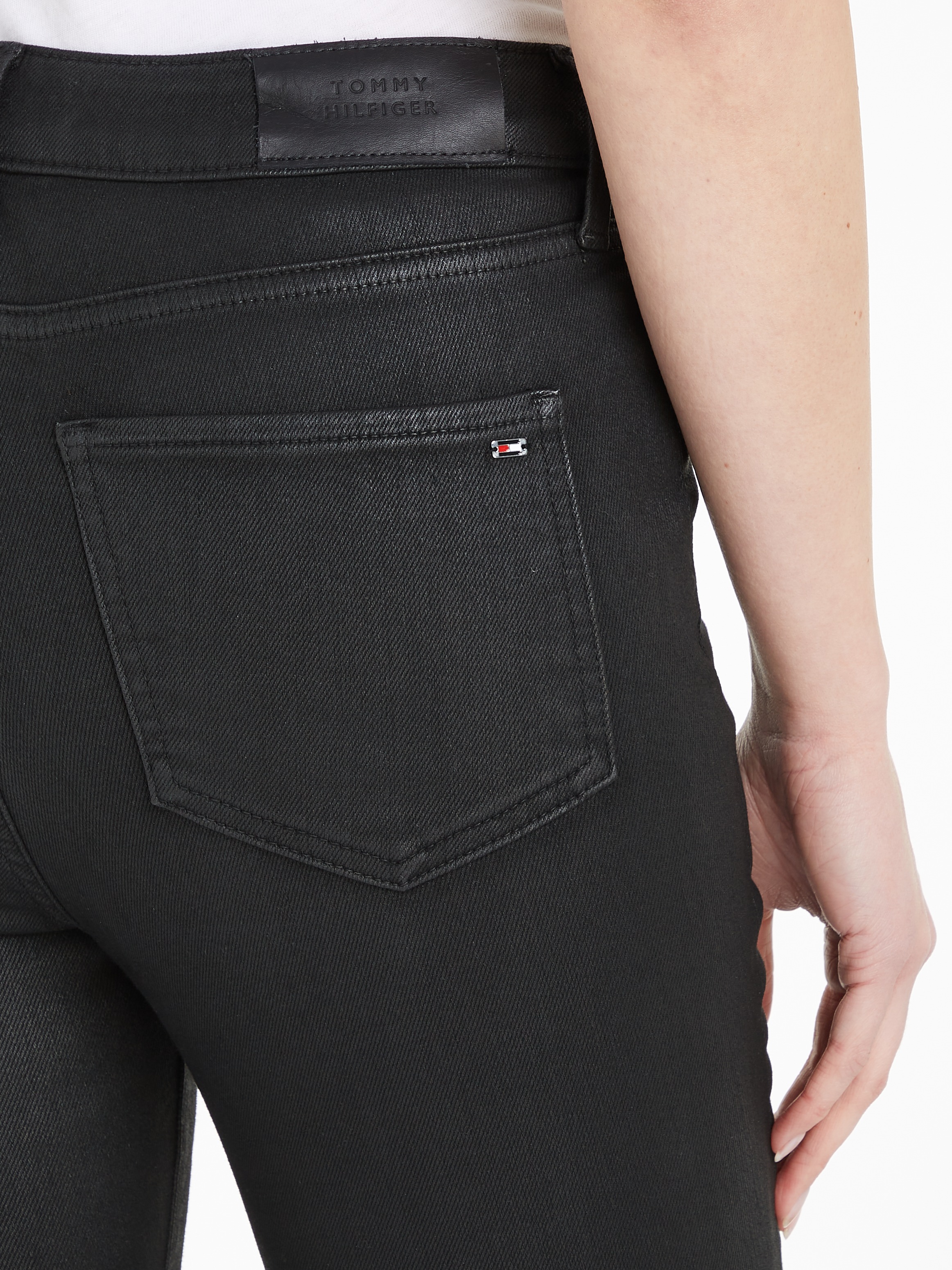 Tommy Hilfiger Skinny-fit-Jeans »HARLEM U SKINNY HW CAL«, mit Tommy Hilfiger Logo-Badge