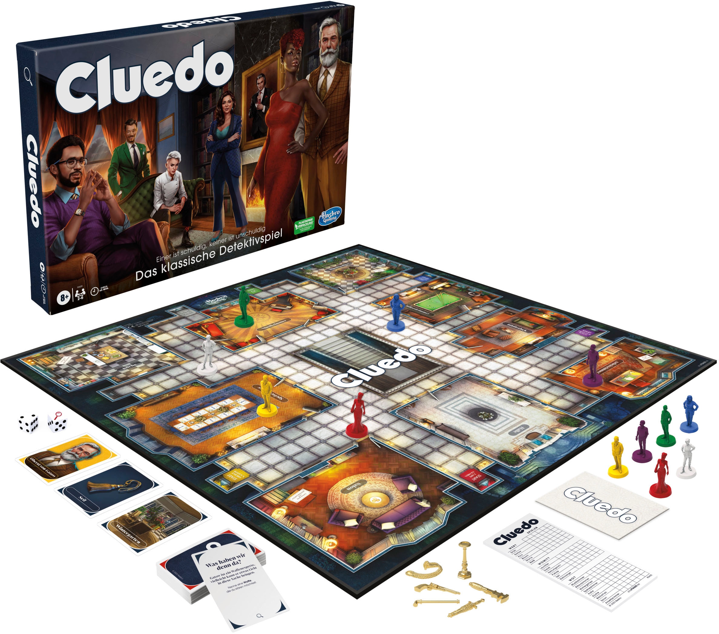 Hasbro Spiel »Cluedo Das klassische Detektivspiel«