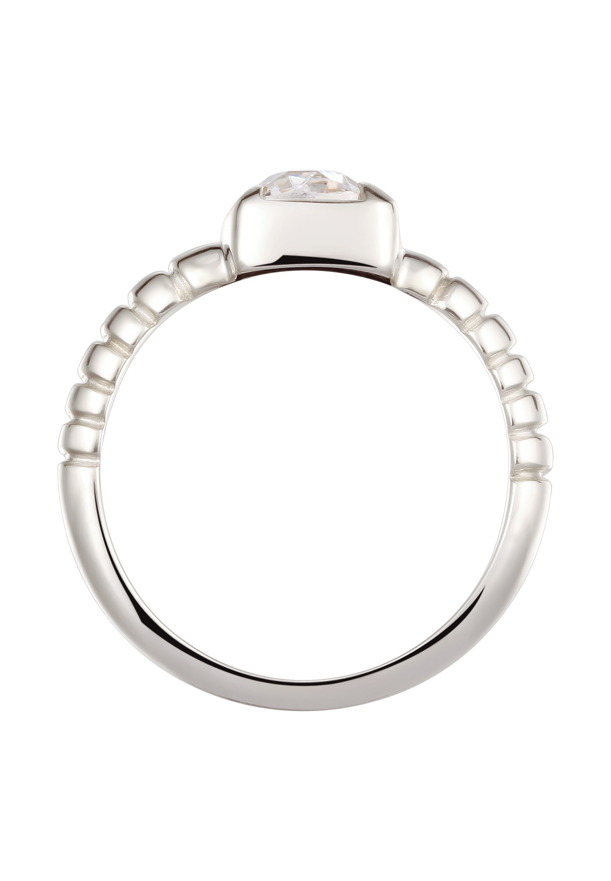 Elli Silberring »Ring Kristalle von Swarovski(R) Weiß 925 Sterling Silber«