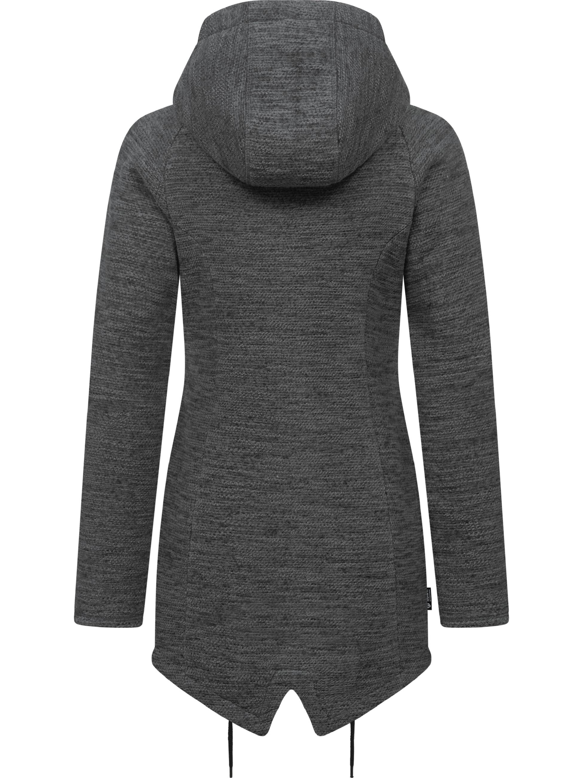 Ragwear Kapuzensweatjacke »Kapuzenstrickjacke Wingi Melange«