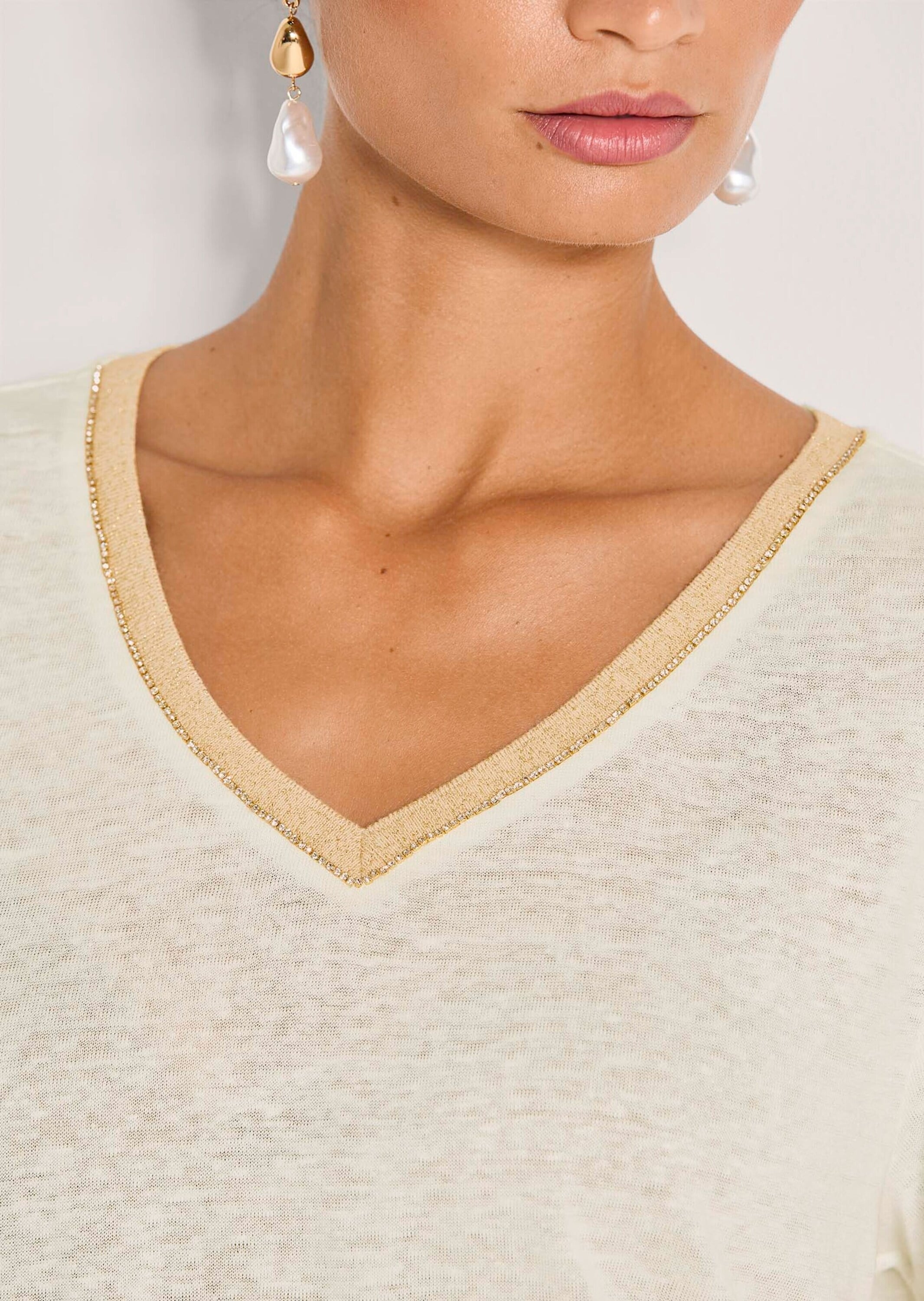 MADELEINE Kurzarmshirt »Shirt Leinenshirt«