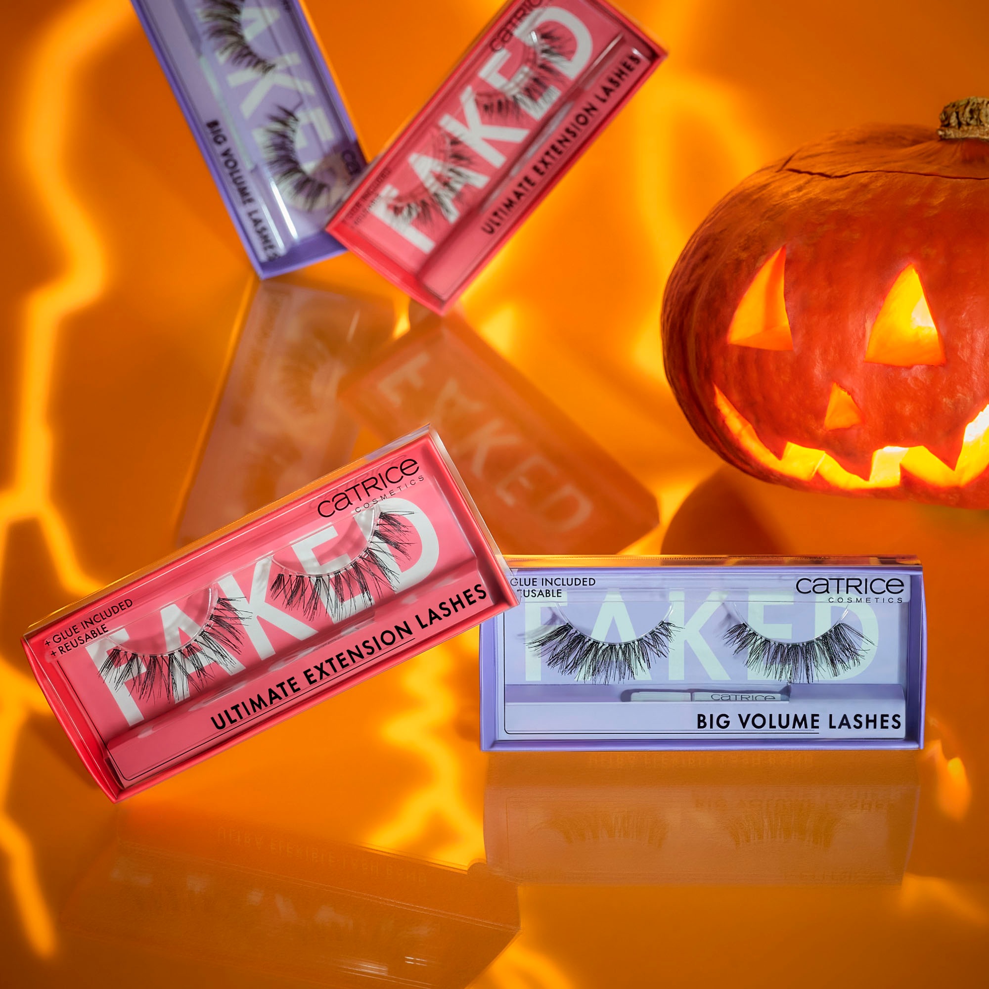 Catrice Bandwimpern »Faked False Lashes Set 01«, (Set, 3 tlg.), mit drei Produktvariationen