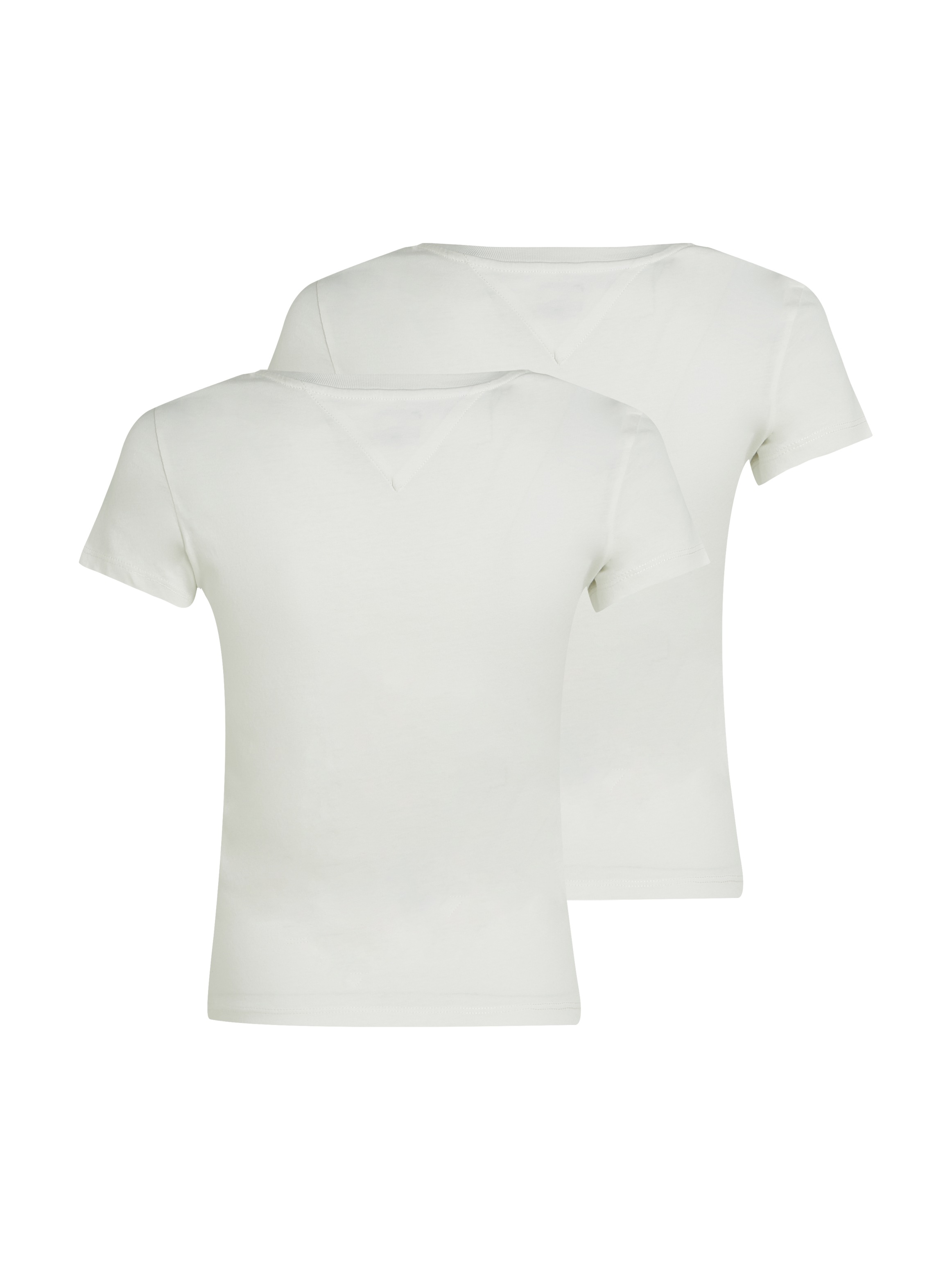 Tommy Jeans T-Shirt »TJW 2PACK V-NECK TEE«, (Packung, 2 tlg., 2-er Pack), mit Logostickerei