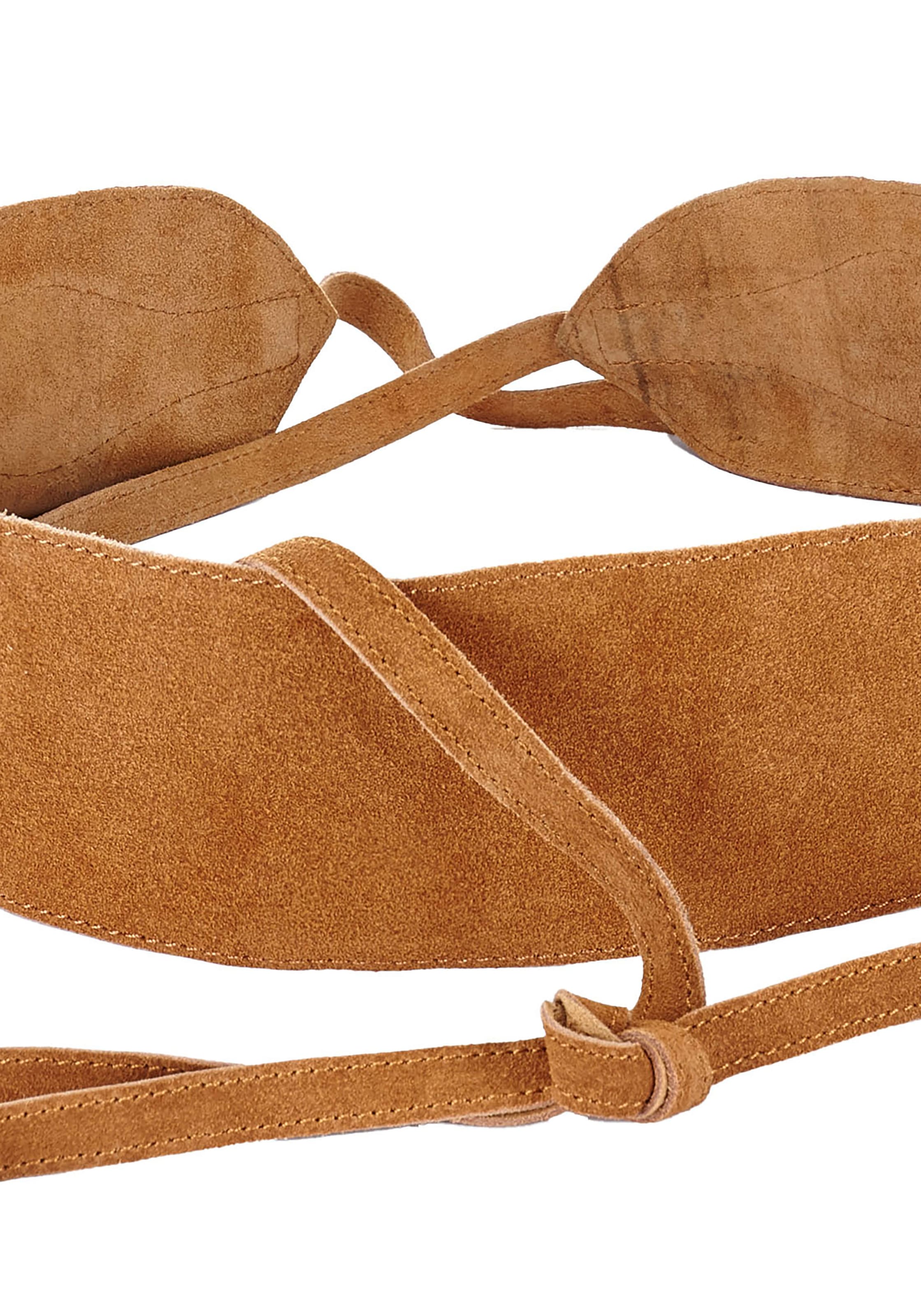 LASCANA Taillengürtel »Bindegürtel« Ledergürtel, Shapingeffekt, für Kleid & Overall, Bauchgürtel