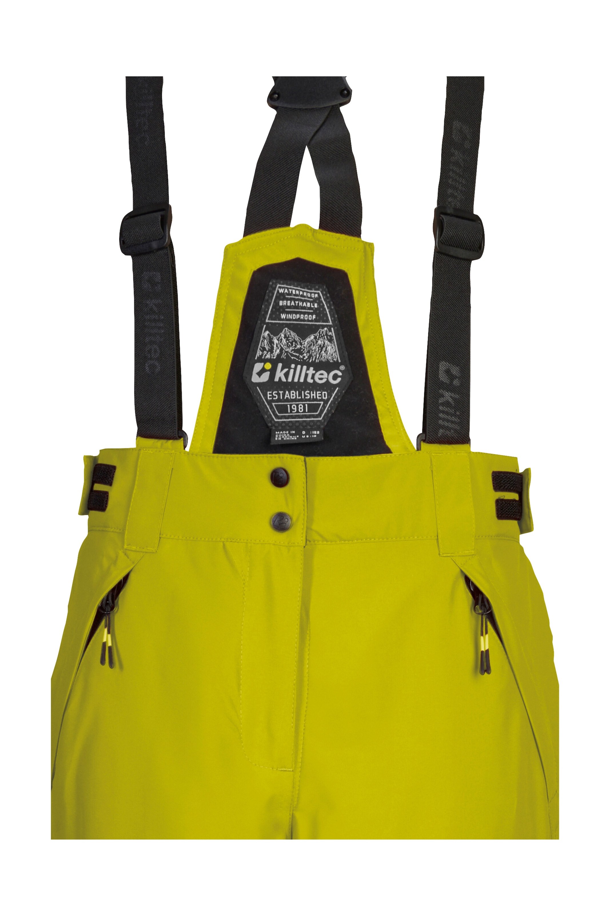 Killtec Skihose »KSW 204 BYS SKI PNTS«  Wasserdichte, atmungsaktive Skihose mit verstellbarem Latz und Trägern