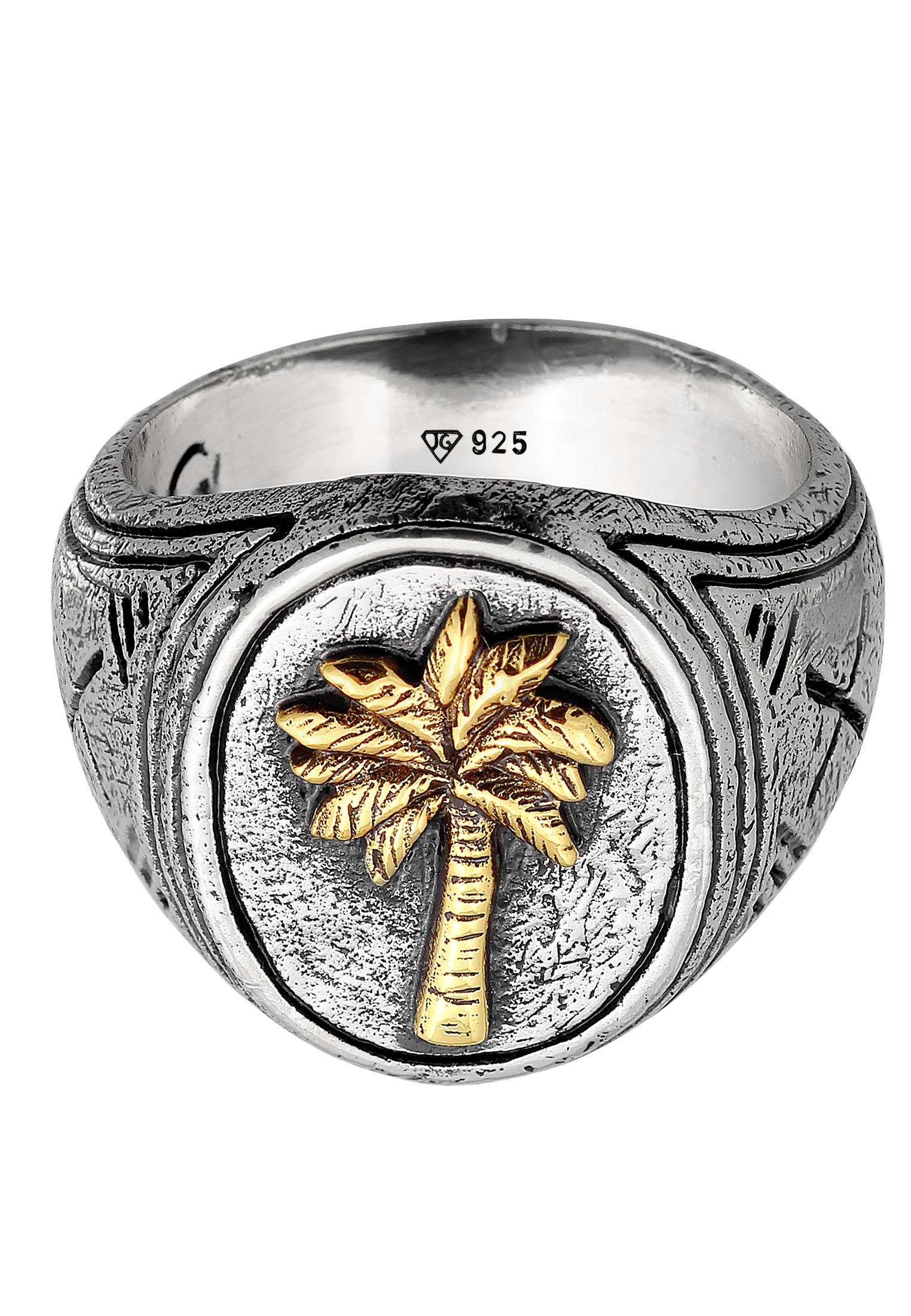 HAZE & GLORY Siegelring »Ring Siegelring - Palmlover 925 Silber«