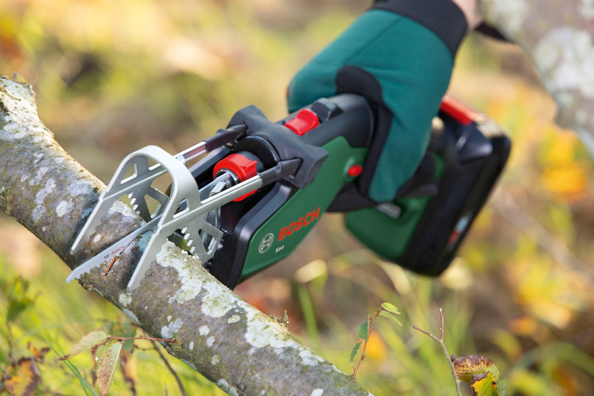 Bosch Home & Garden Akku-Säbelsäge »Keo 18«, mit Schweizer Präzisionsklinge, ohne Akku und Ladegerät