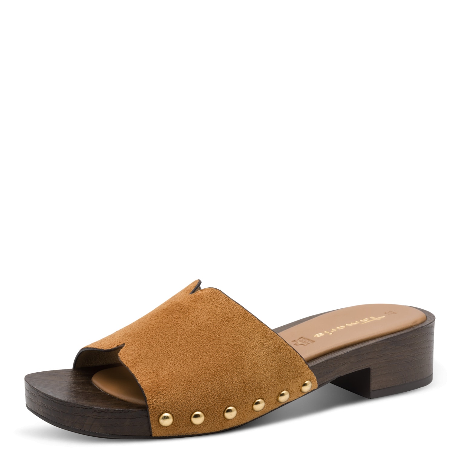 Tamaris Pantolette  Blockabsatz, Sommerschuh, Schlüpfschuh mit aufgesetzten Nieten