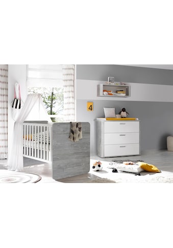 Babymöbel-Set »Aarhus«, (Spar-Set, 2 St., Bett, Wickelkommode)