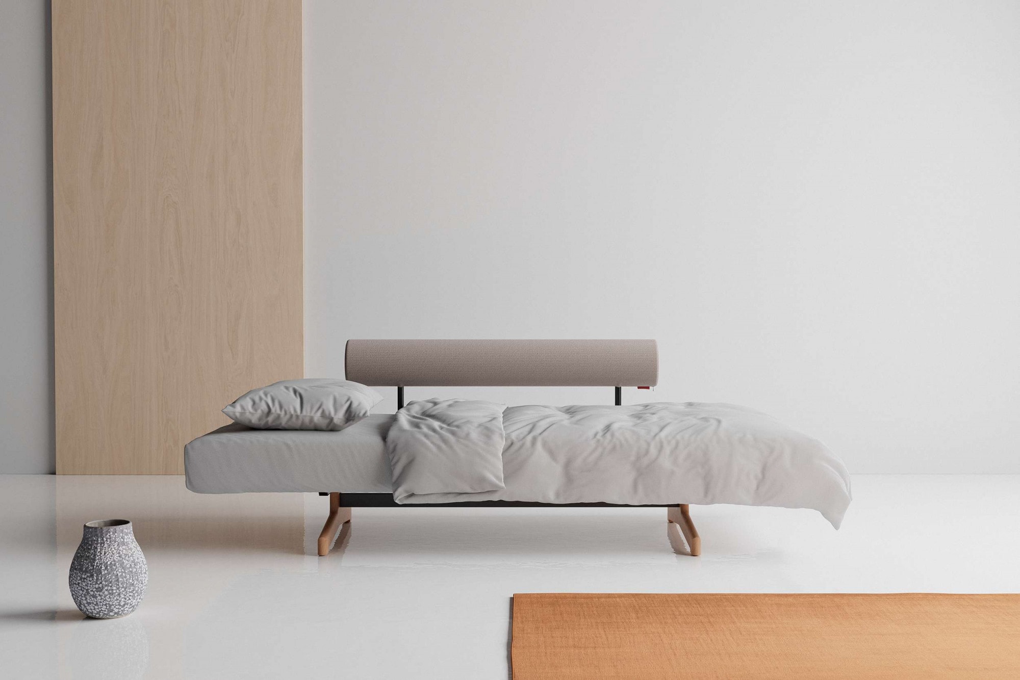 INNOVATION LIVING ™ 3-Sitzer »Ghia Schlafsofa, Couch mit Wohlfühl-Faktor, OTTOs Choice«, eine große Liegefläche mit geringer Stellfläche, beidseitig abklappbar
