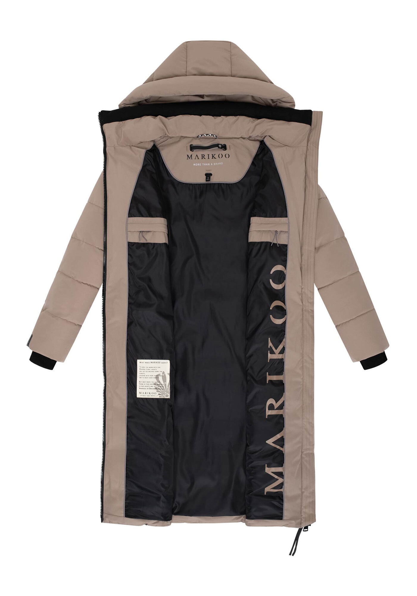 Marikoo Winterjacke »Marikoo Lanitaa Damen Winter Steppmantel Parka N079«