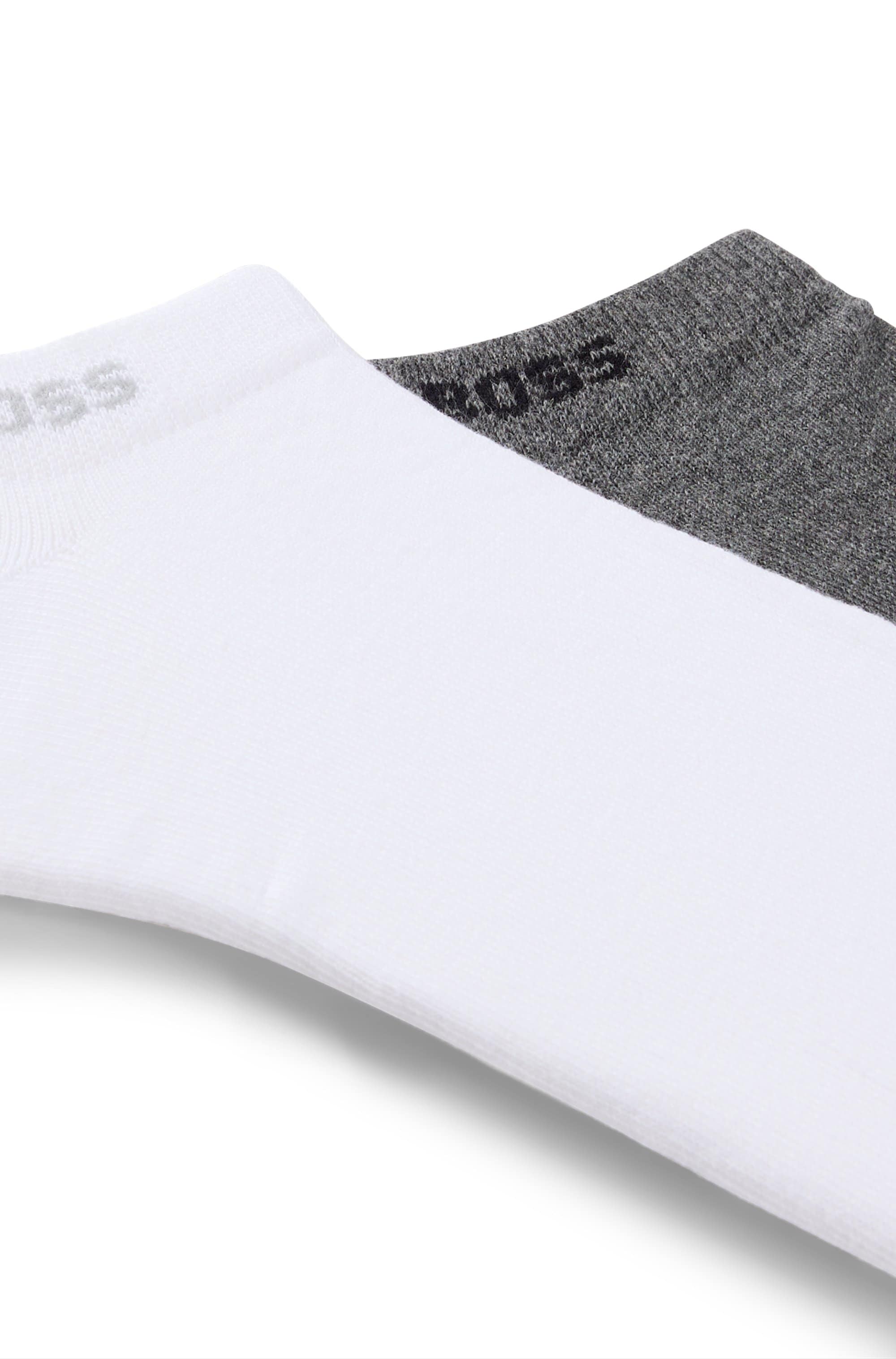 BOSS Sneakersocken »2P AS Uni Colors CC«, (Packung, 2 Paar), mit dezentem Logoschriftzug