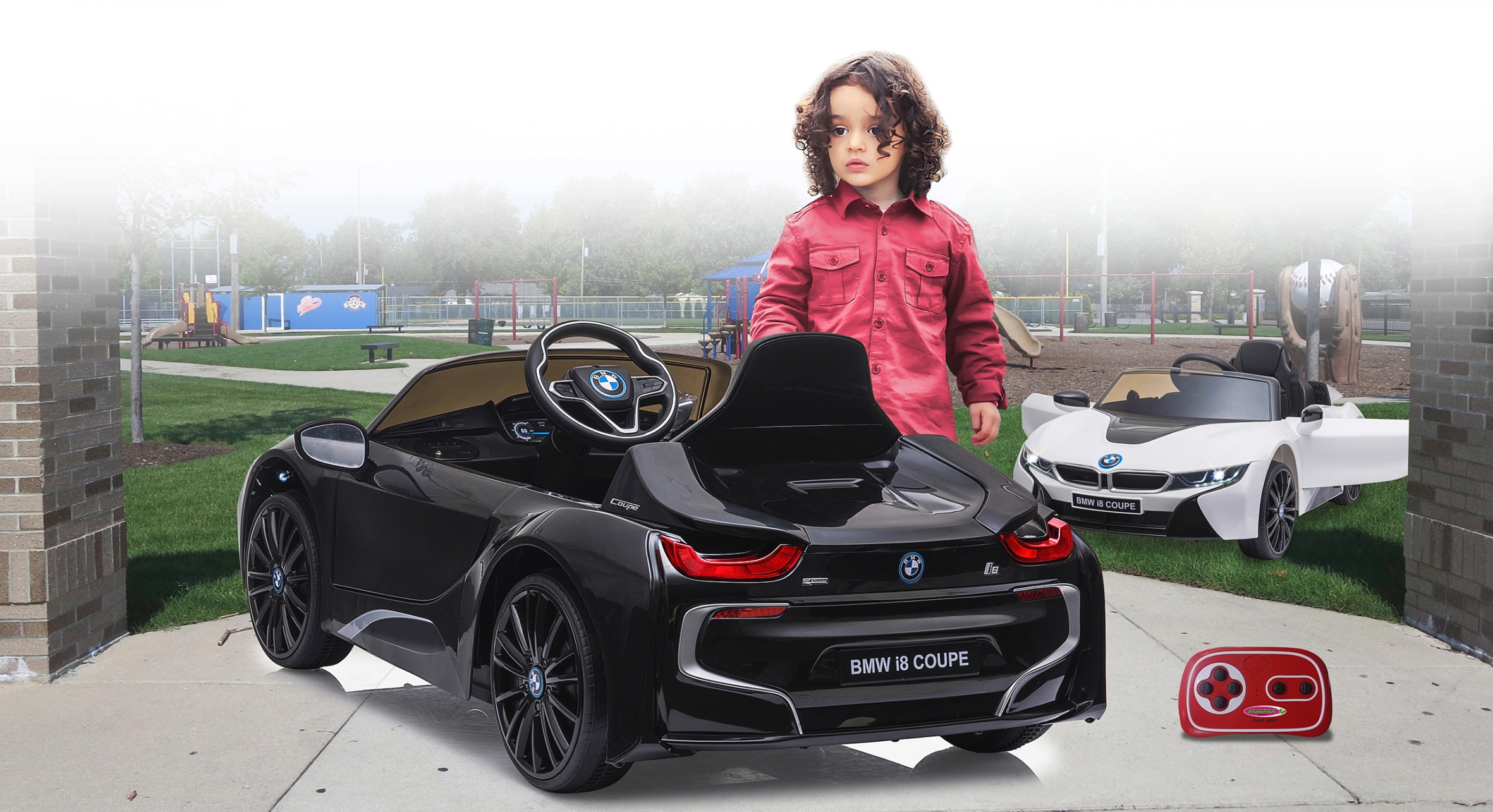 Jamara Elektro-Kinderauto »Ride-on BMW I8 Coupe weiß«, ab 3 Jahren, bis 30 kg