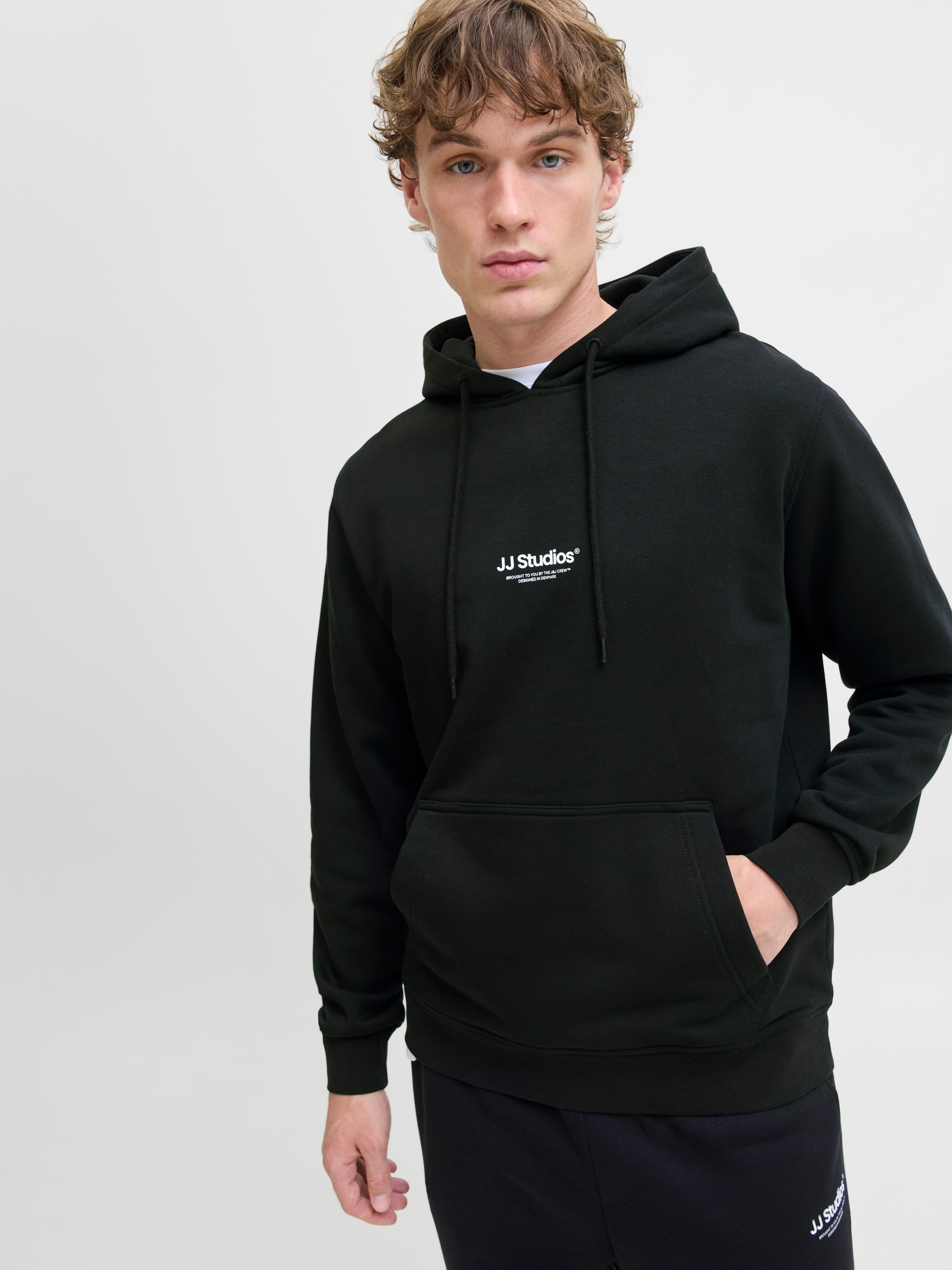 Jack & Jones Kapuzensweatshirt »JJESOHO SWEAT HOOD NOOS«, Baumwollmischung, relaxed fit
