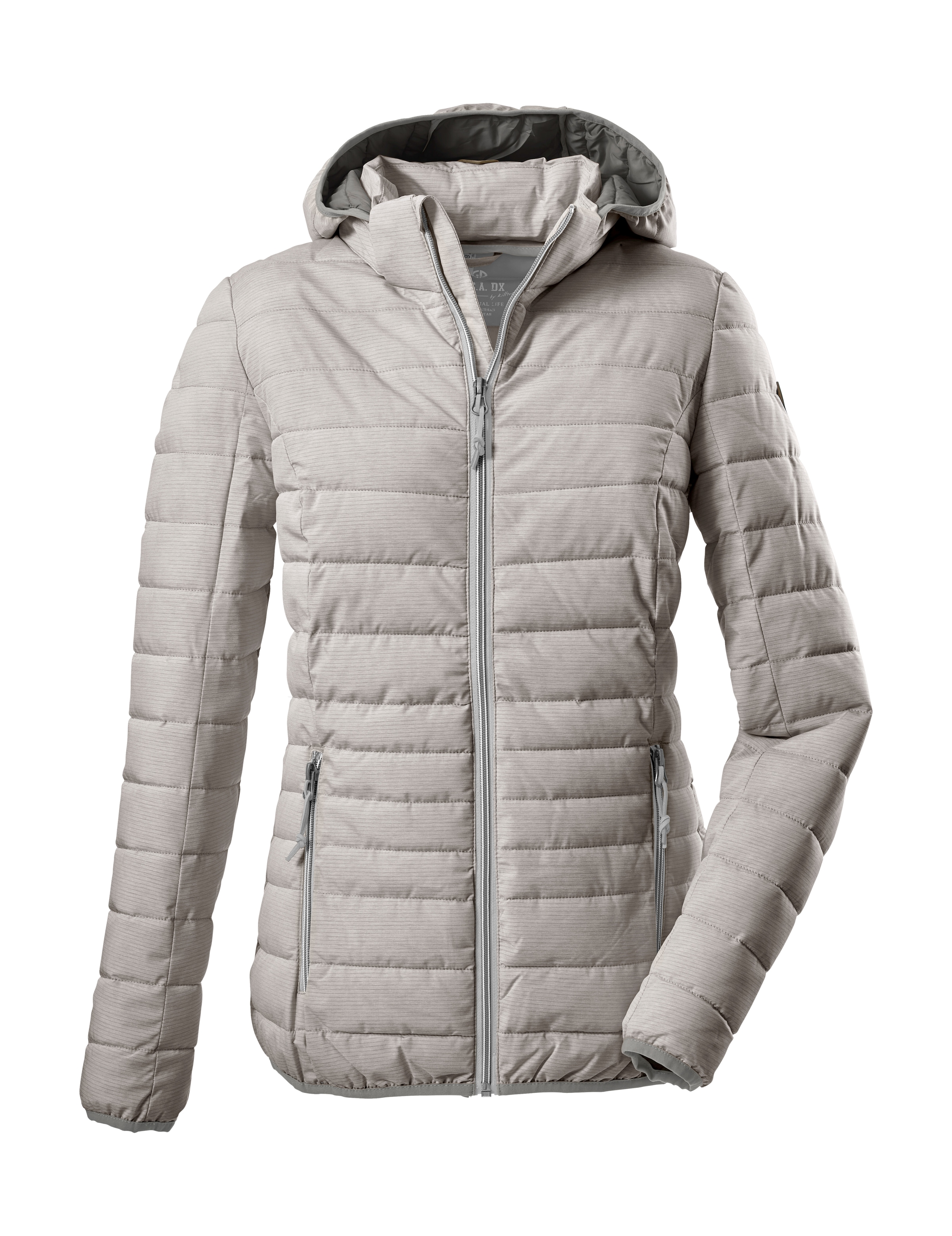 G.I.G.A. Dx By Killtec Damen Steppjacke »Uyaka Stripe« Leichte in grau, Größe 36