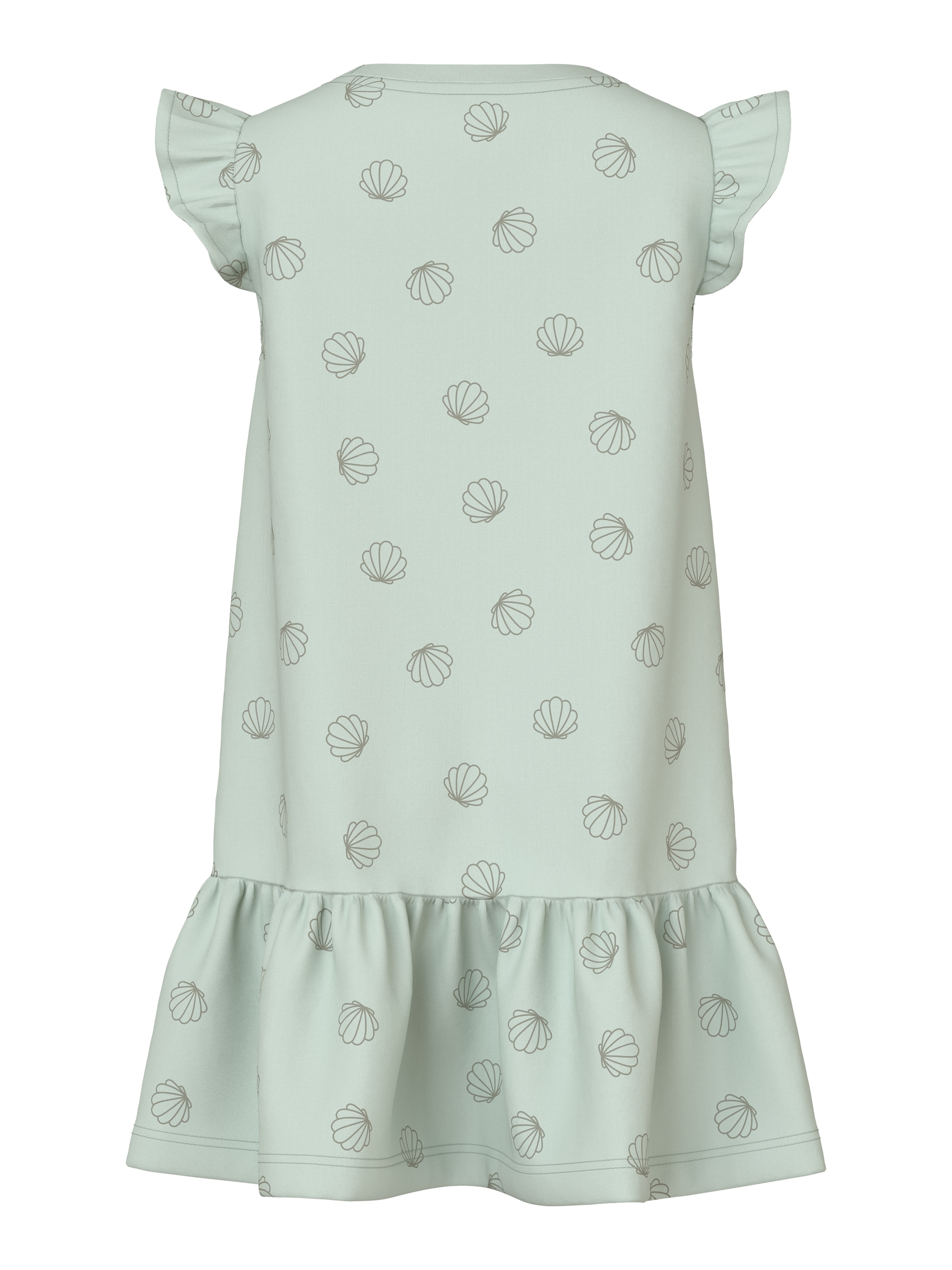 Name It Minikleid »NMFVIDA CAPSL DRESS« mit Volants und im sommerlichen Alloverdruck