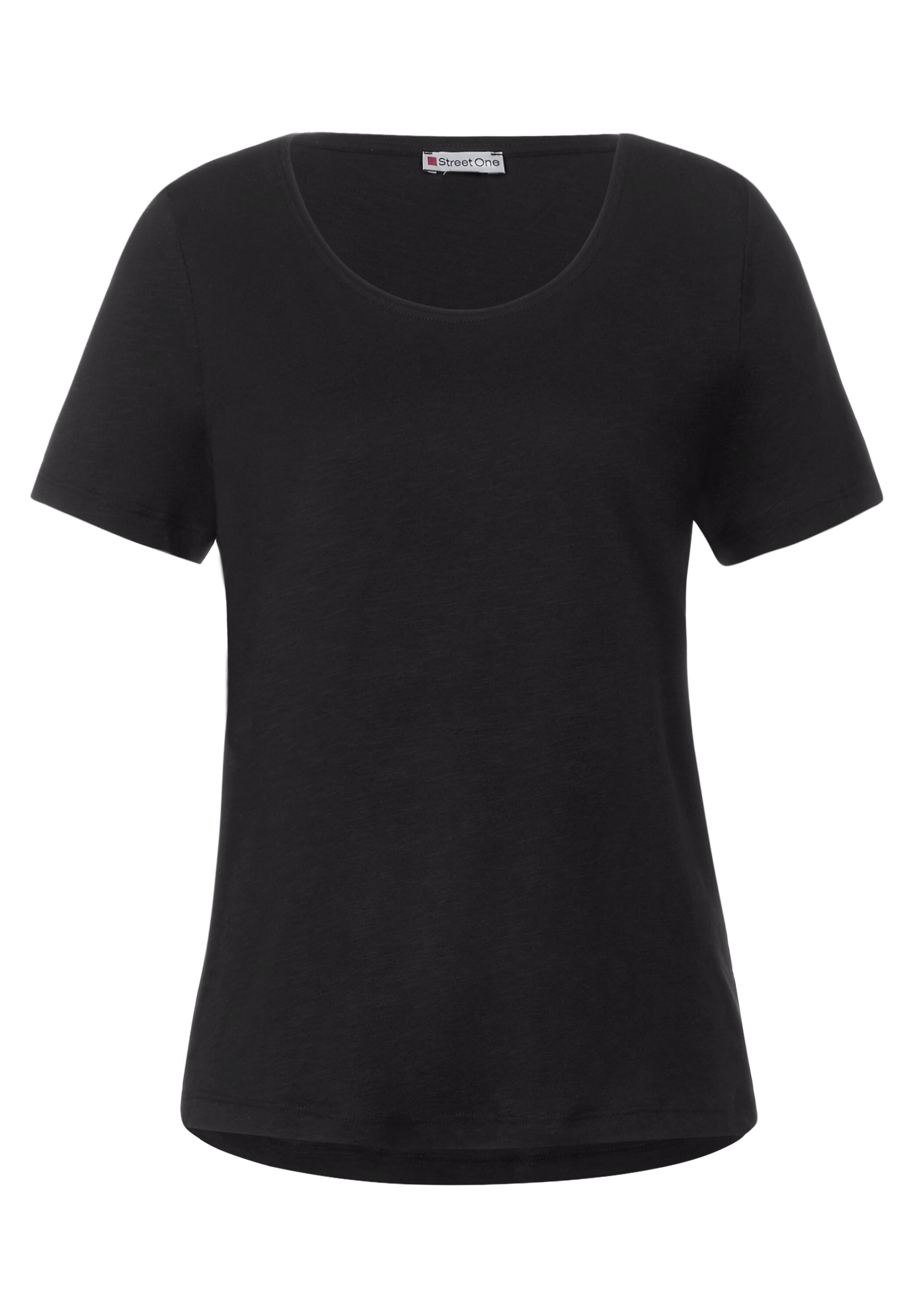 STREET ONE T-Shirt »Style Gerda«, mit längerer Rückseite