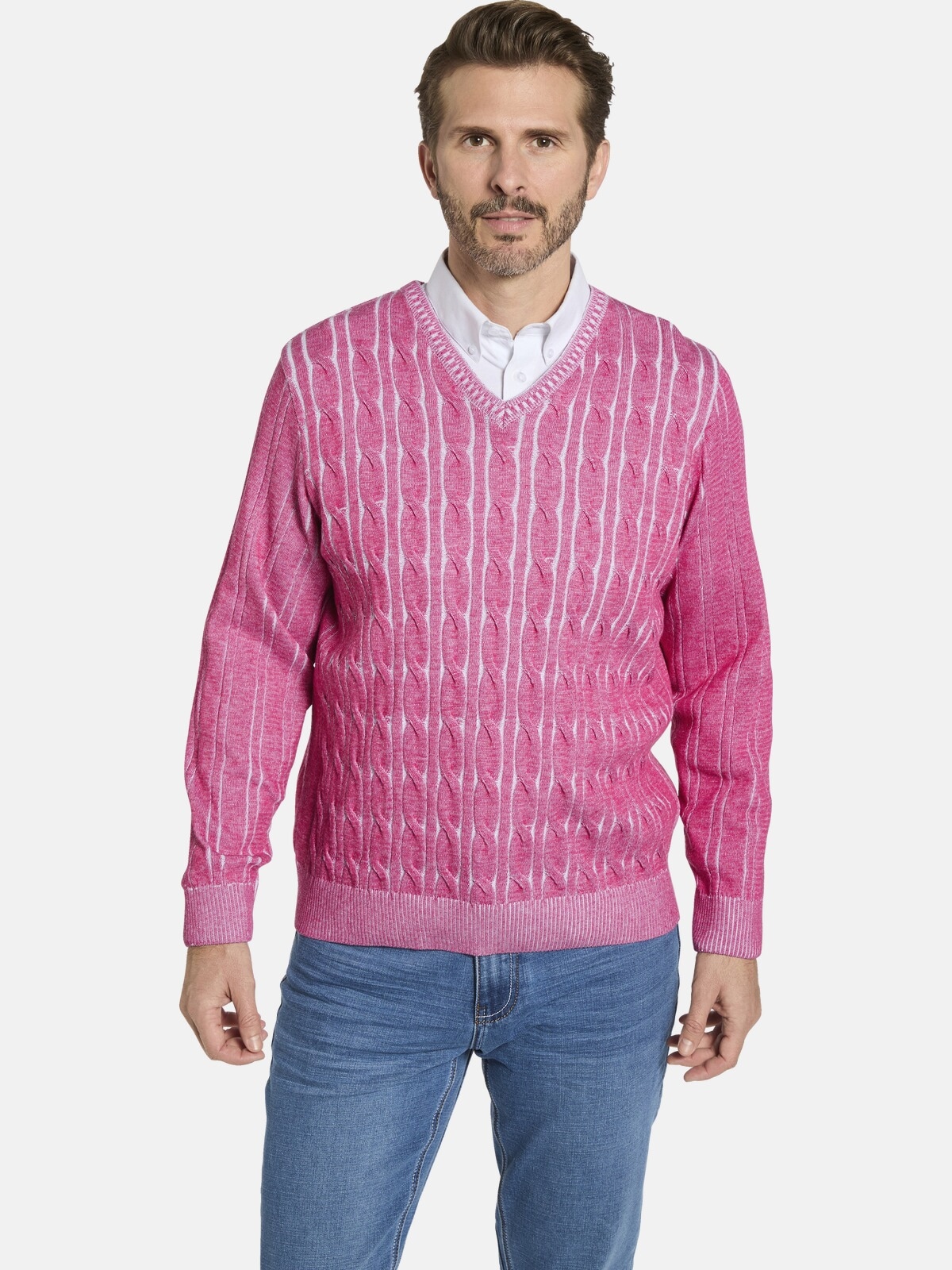 Babista V-Ausschnitt-Pullover »Pullover CARIELLO«, im stilvollen Strickmuster