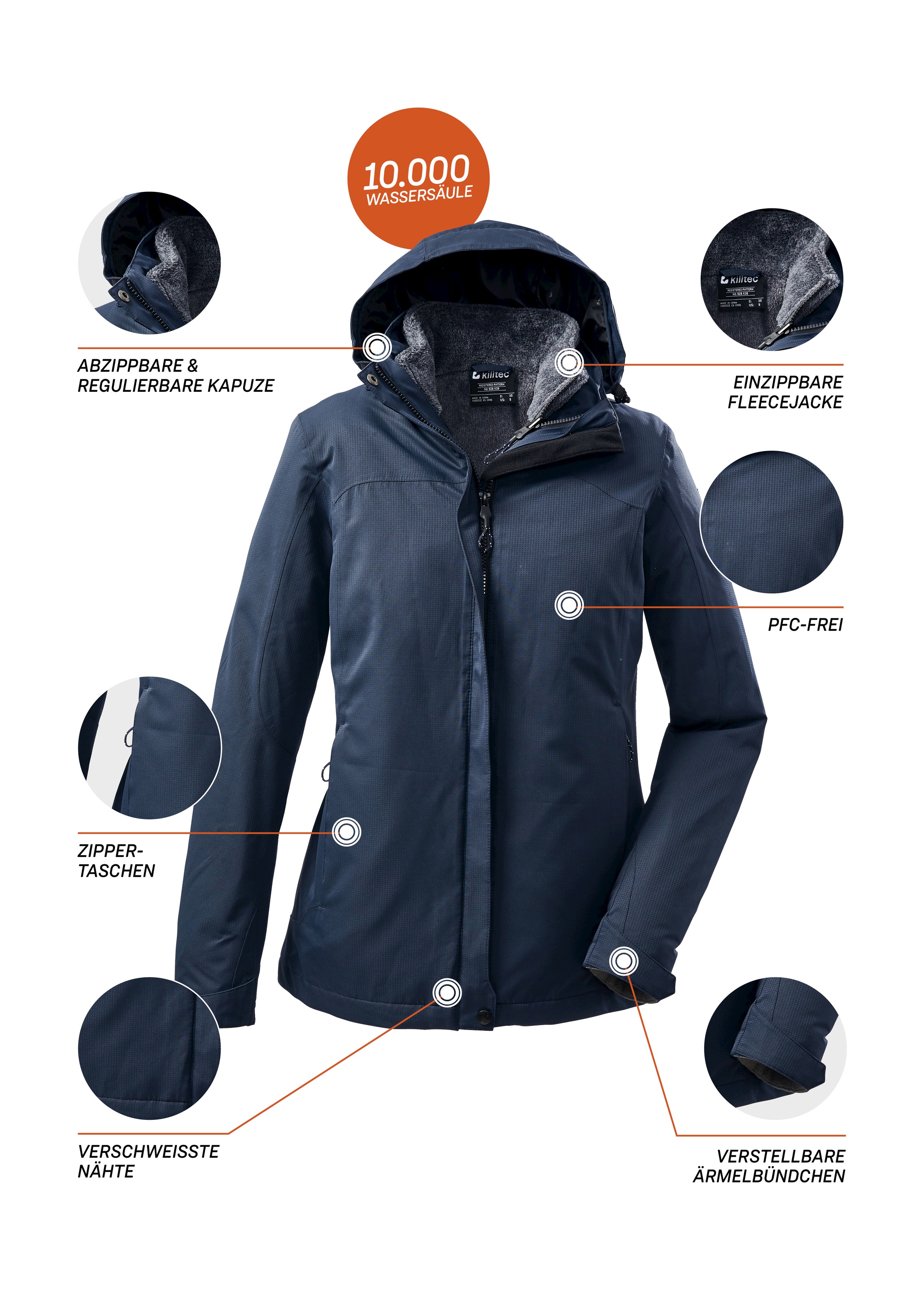Killtec Doppeljacke »KOW 168 WMN JCKT«