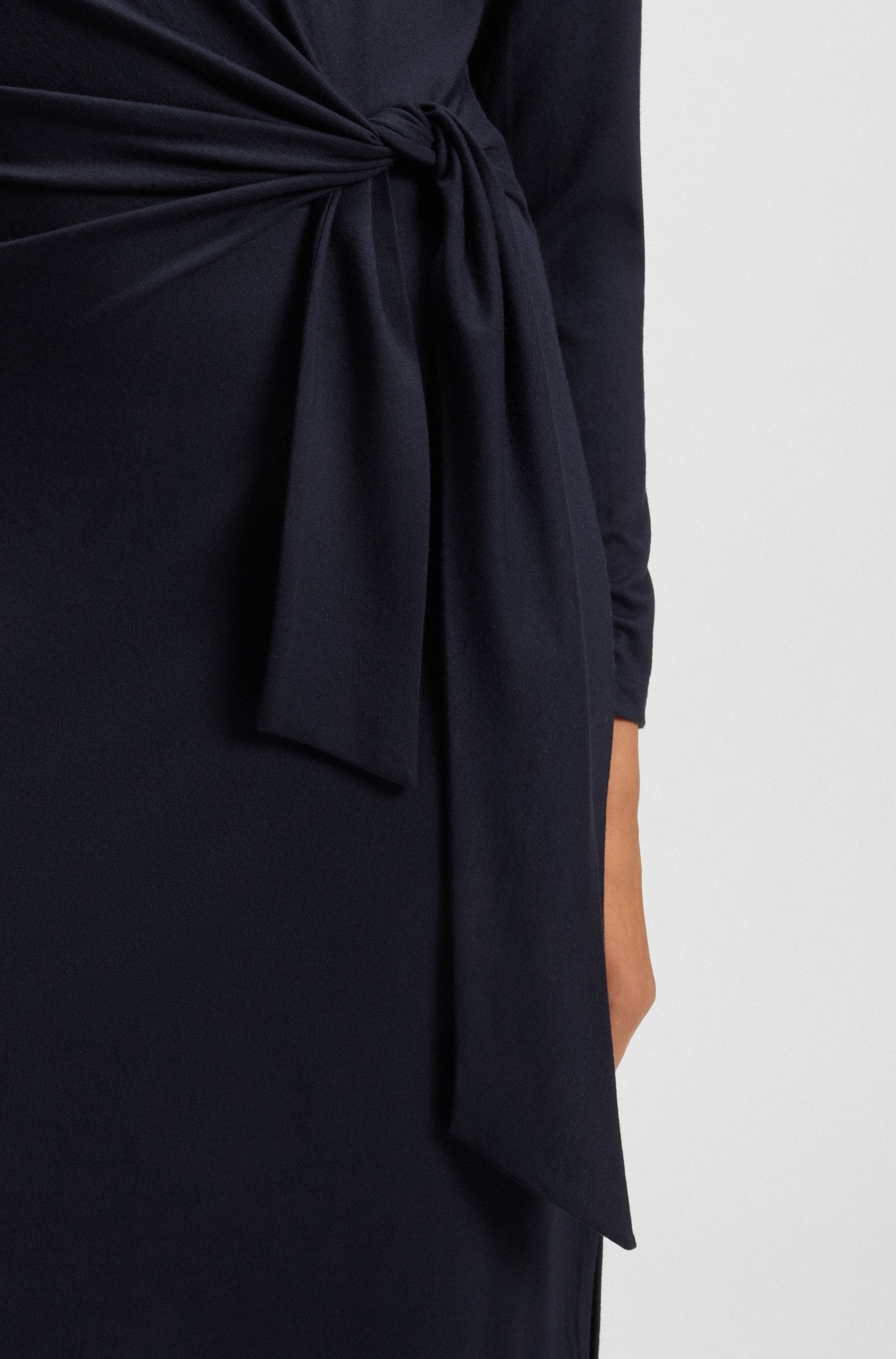 BOSS ORANGE Jerseykleid »Erlot Premium Damenmode«, im Regular Fit, Rundhals