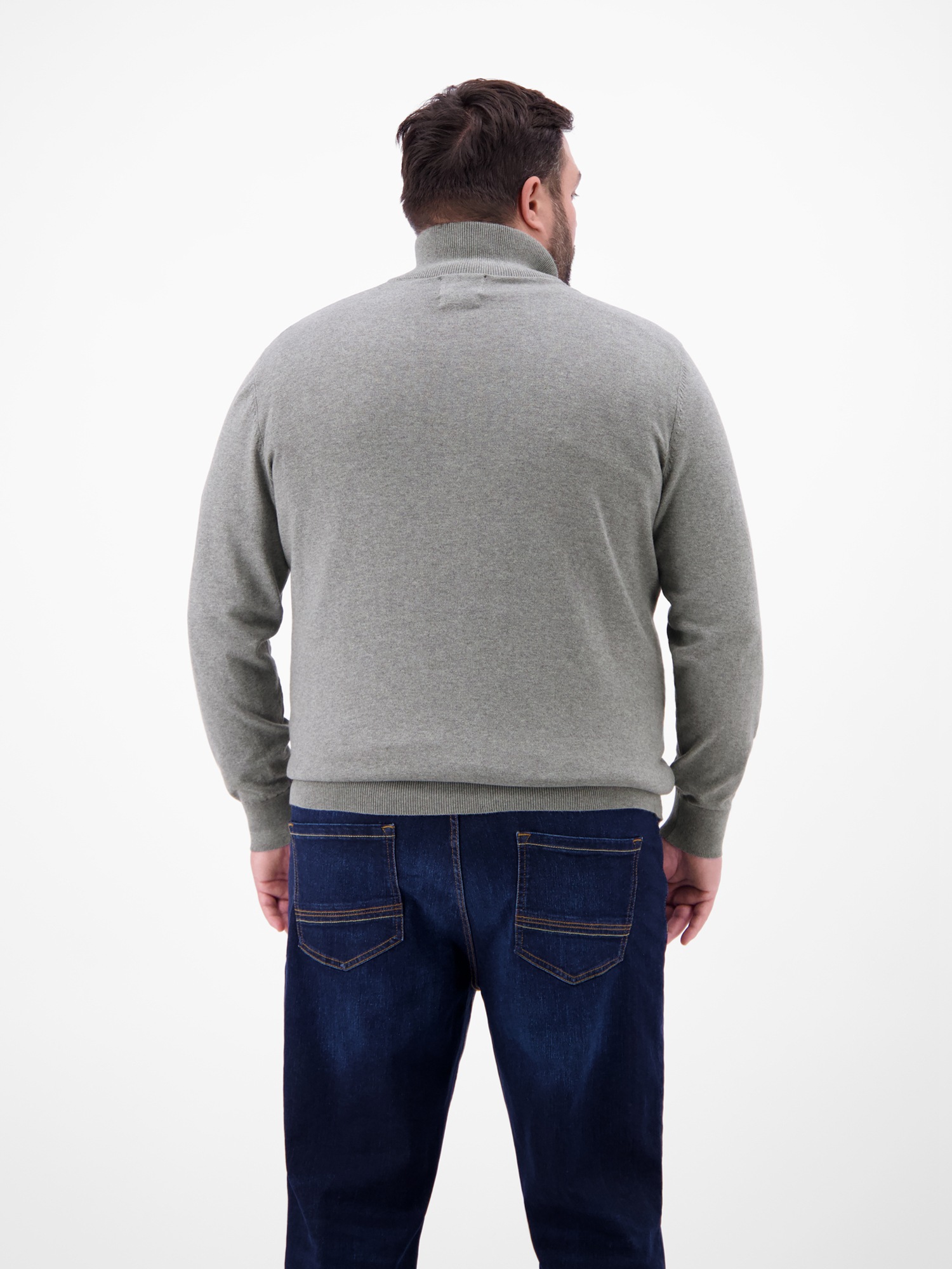 LERROS Strickpullover »Flachstrick-Troyer in Großen Größen«