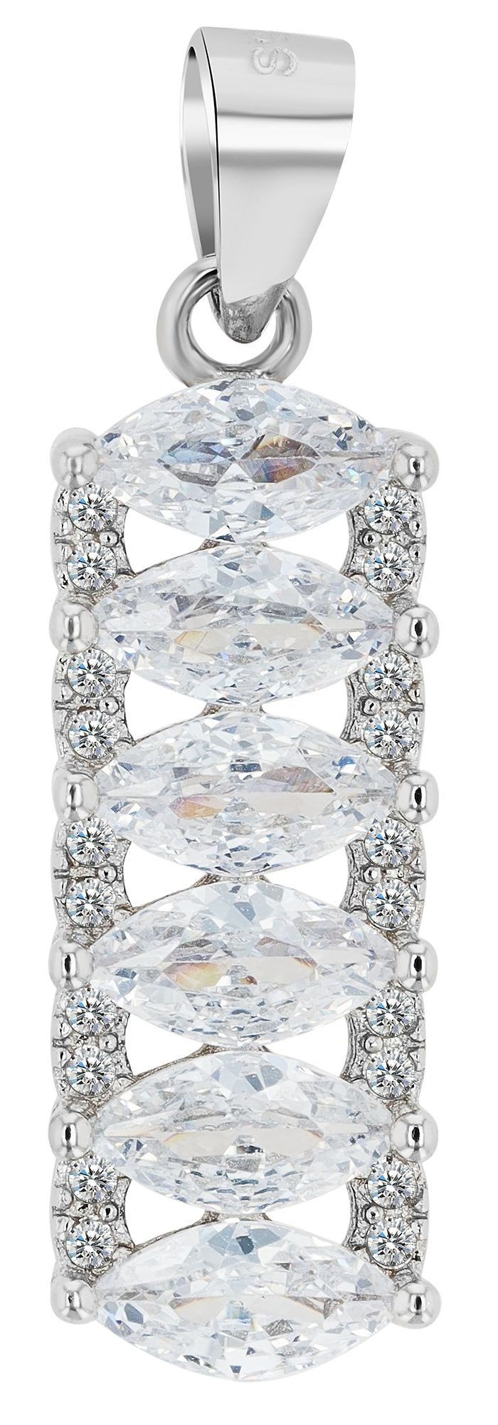 Adelia´s Kettenanhänger »Damen Anhänger ¿ Herzanhänger aus 925 Silber mit Zirkonia«