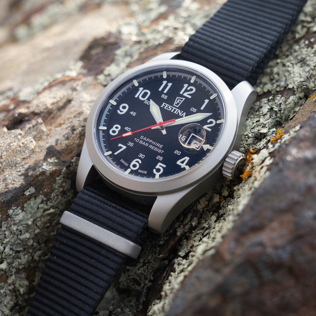Festina Quarzuhr »Field Watches« Armbanduhr, Damenuhr, Herrenuhr, Swiss Made, analog, Tag