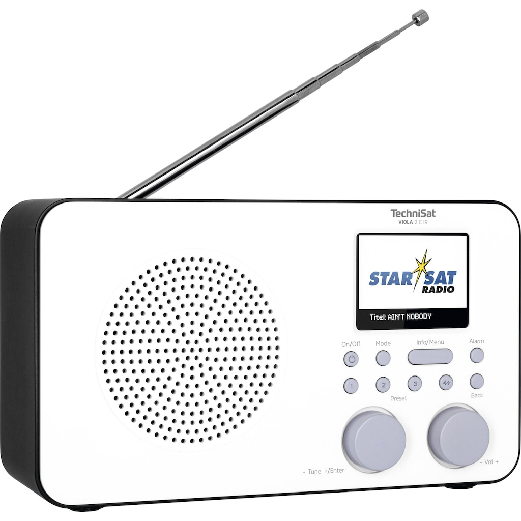 TechniSat Internet-Radio »VIOLA 2 C IR Tragbares«, (WLAN Digitalradio (DAB+)-UKW mit RDS-Internetradio)