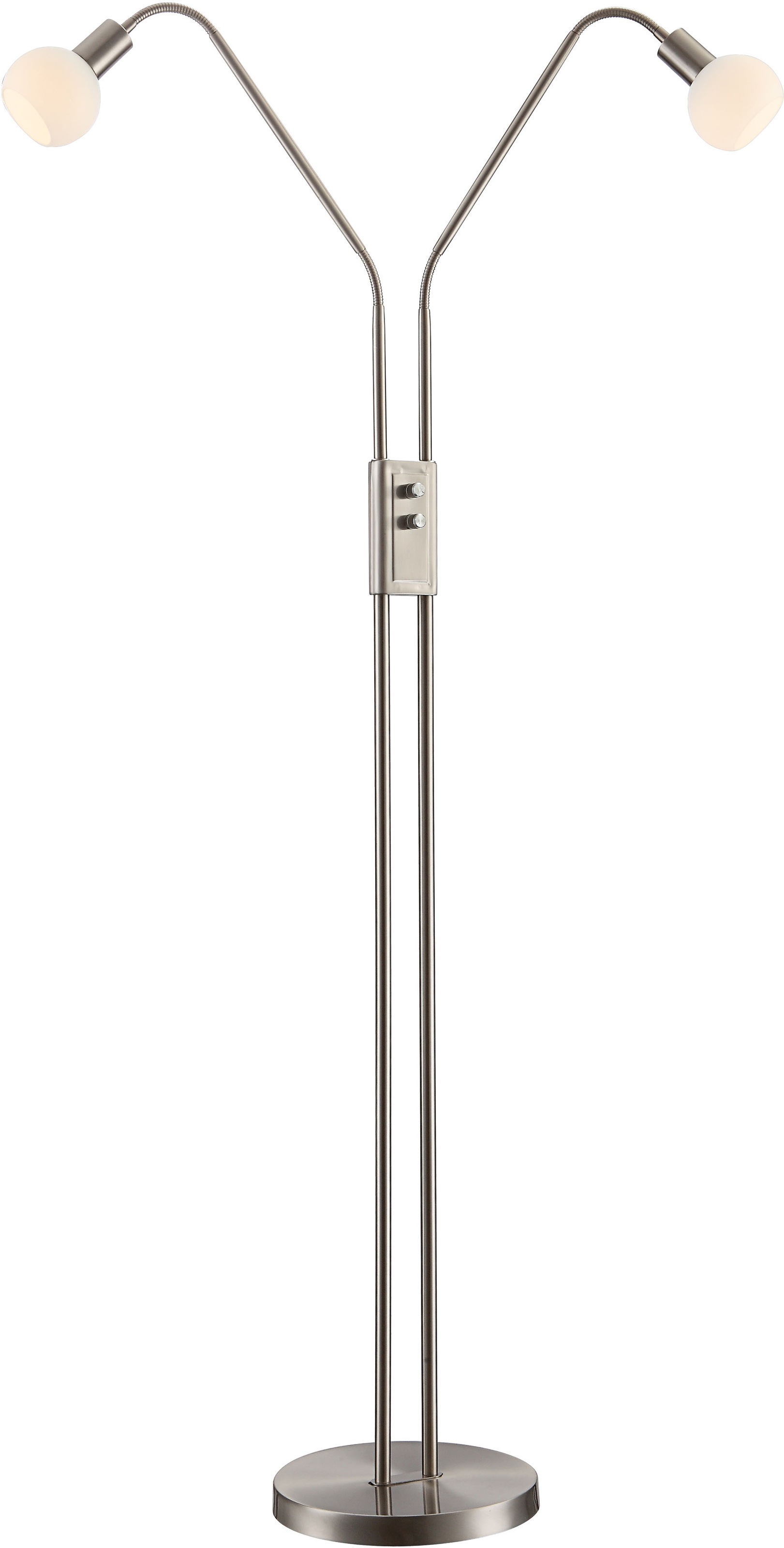 ACTION by WOFI LED Stehlampe »Standleuchte Nois 2flg«, LED-Modul, 1 St., Warmweiß, 2-armig