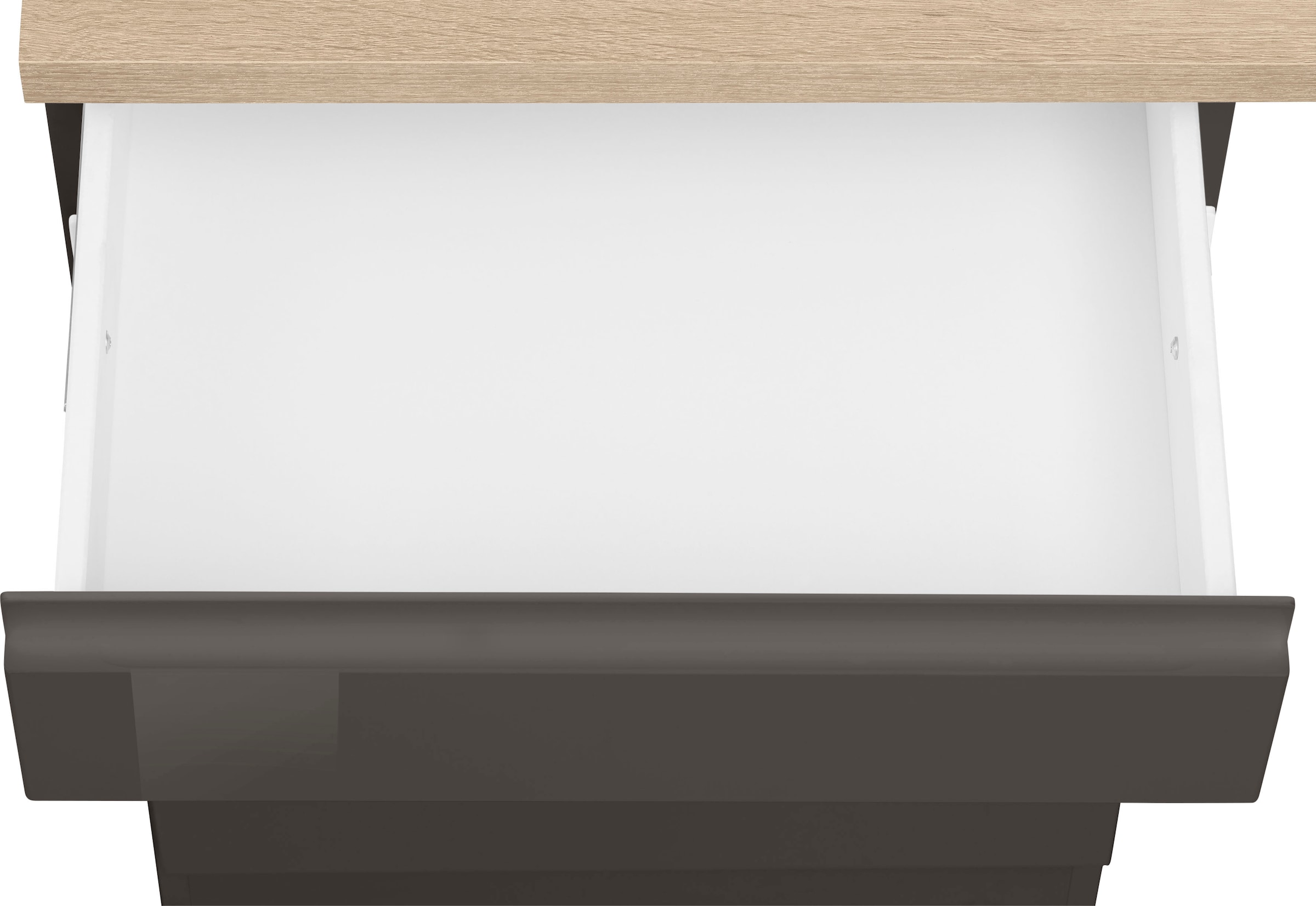 KOCHSTATION Küchenzeile »KS-Virginia« Breite 350 cm, wahlweise mit Induktion