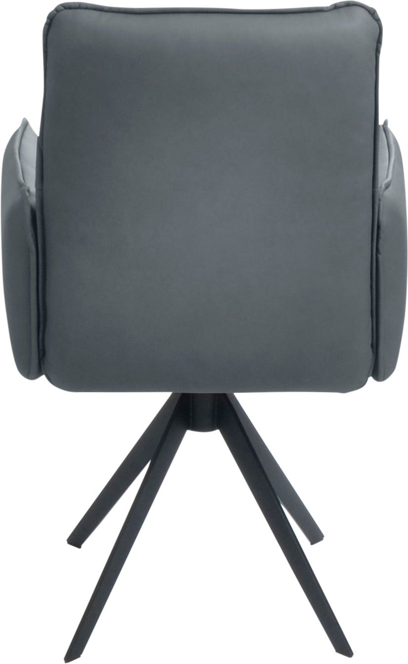 K+W Komfort & Wohnen Drehstuhl () Blitzdrehkreuz und Rückholfunktion, dekorativer 12mm Biese