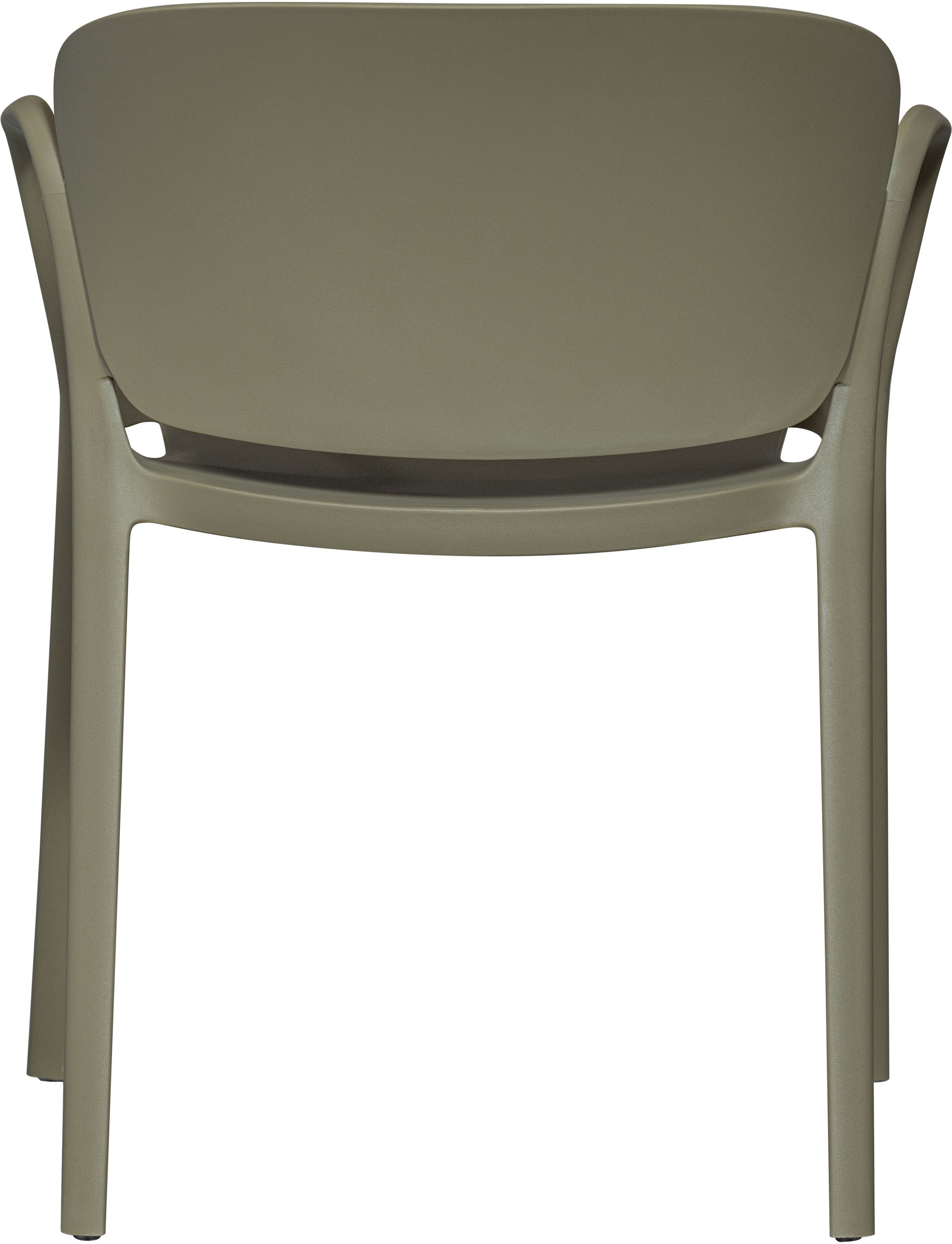 WOOOD Esszimmerstuhl »Bent Polypropylen stapelbar für In- und Outdoor, H 75 x B 57 x T 56 cm« () (Set, 2 St) Tragkraft 150 kg, fertig montiert, wasserabweisendes