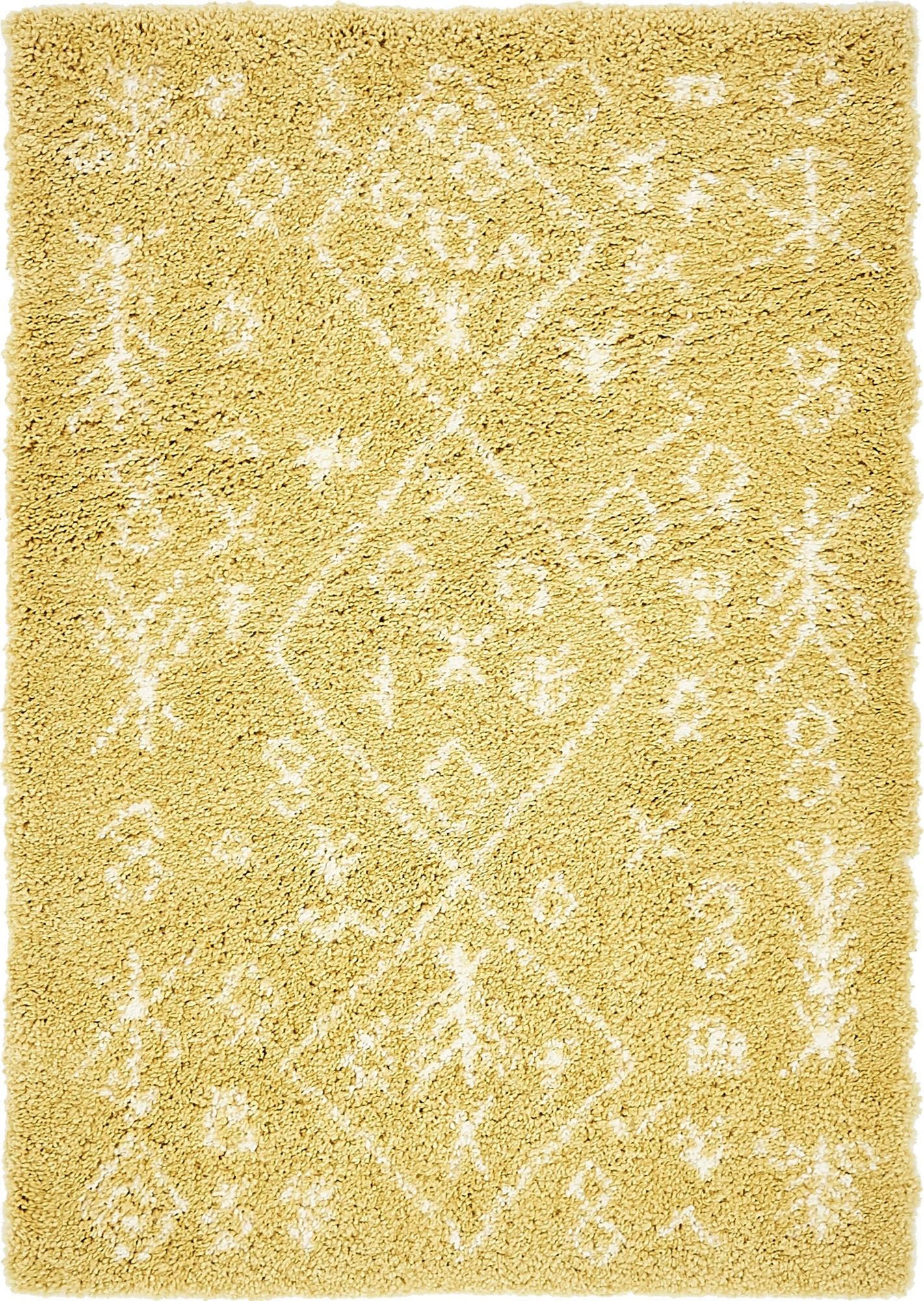 Myflair Möbel & Accessoires Hochflor-Teppich »Temara Shag Lagerräumung«, rechteckig, 51 mm Höhe, gewebt, Scandi Design, ideal im Wohnzimmer & Schlafzimmer