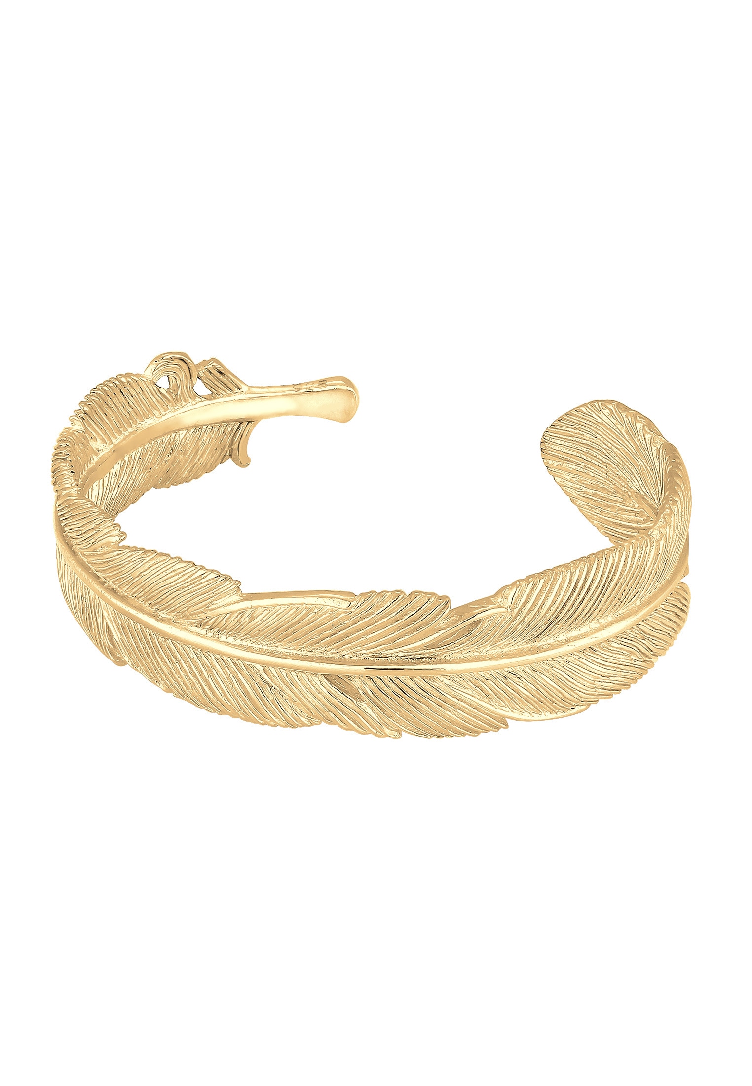 Elli Premium Armreif »Armband Armspange Feder 925 Sterling Silber«