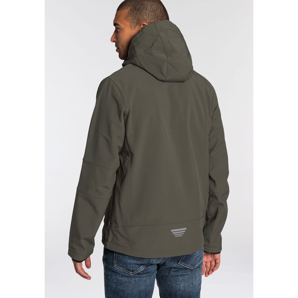 CMP Softshelljacke, mit Kapuze