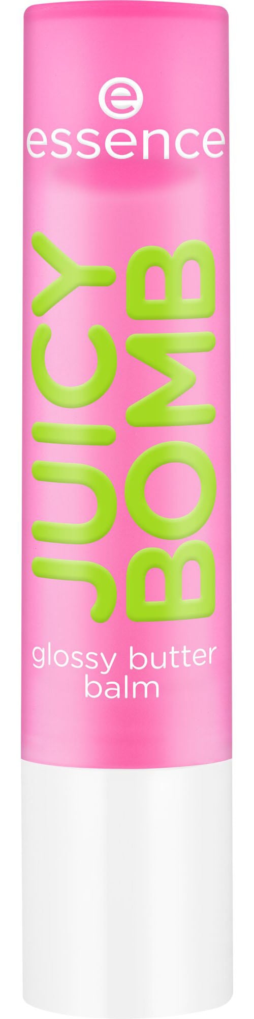 Essence Lippenbalsam »JUICY BOMB glossy butter balm«, (Set, 3 tlg.), mit fruchtigem Duft