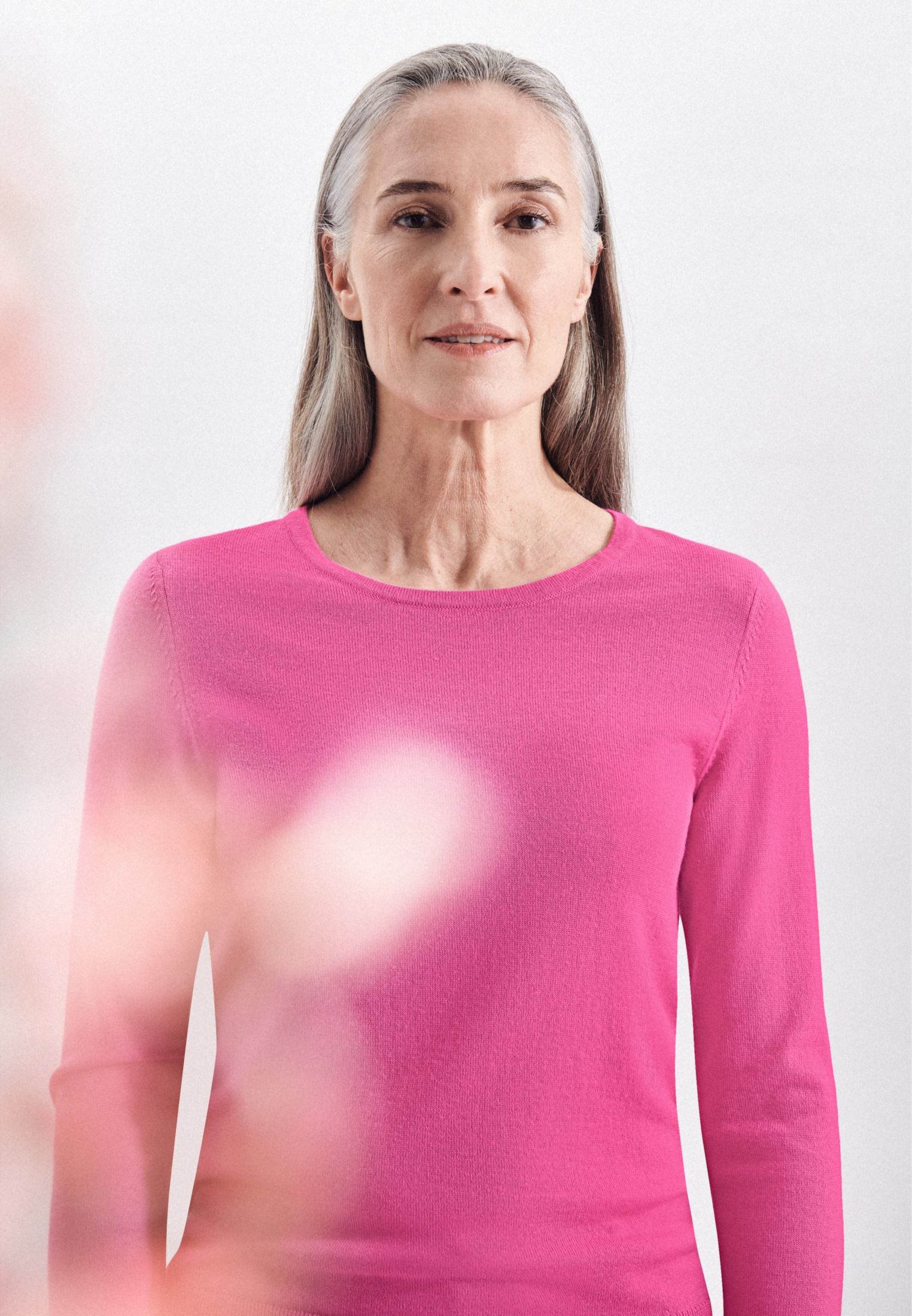 seidensticker Strickpullover »Schwarze Rose« Rundhals Uni