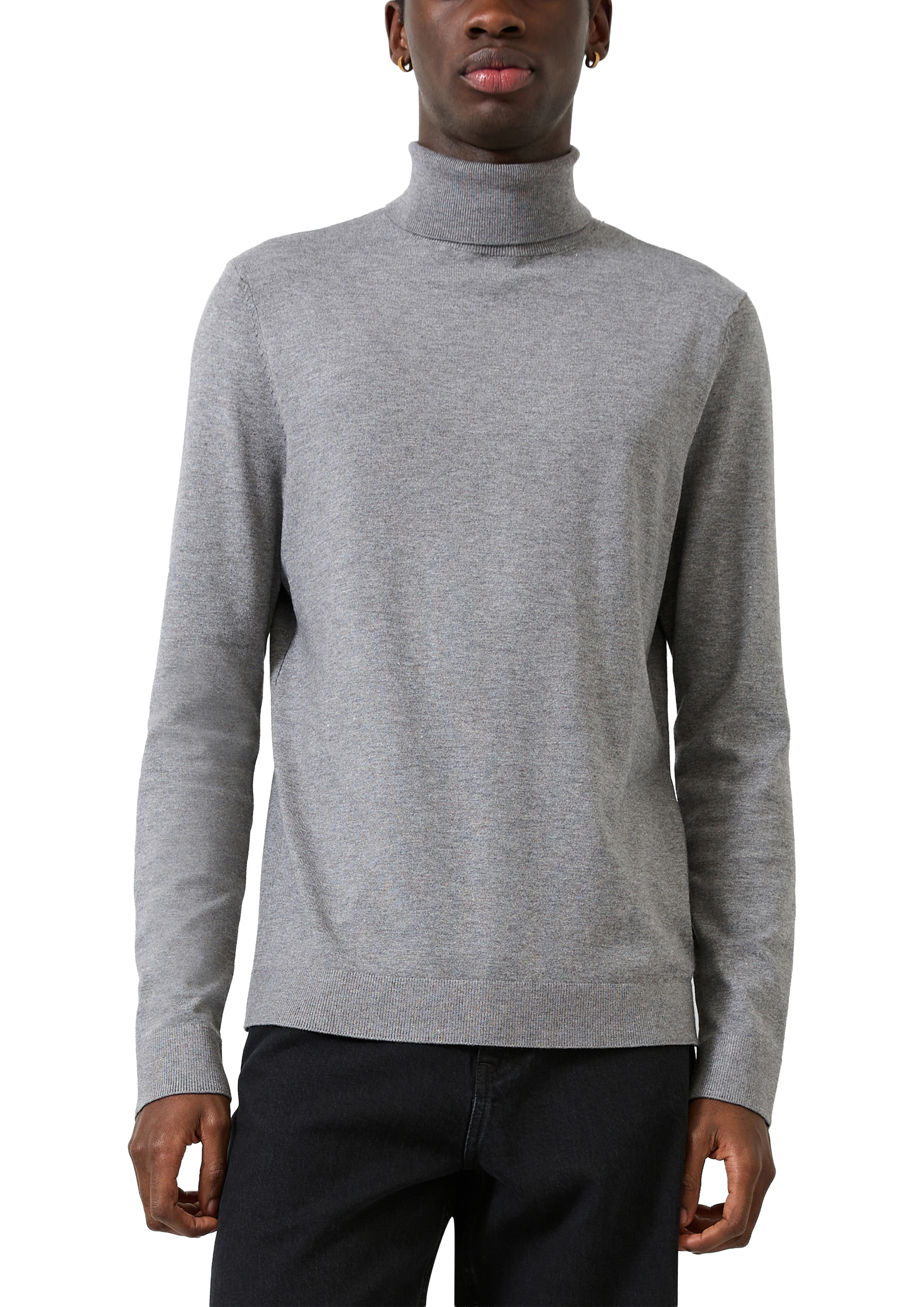 QS Rollkragenpullover Strick-Rolli / Unifarben